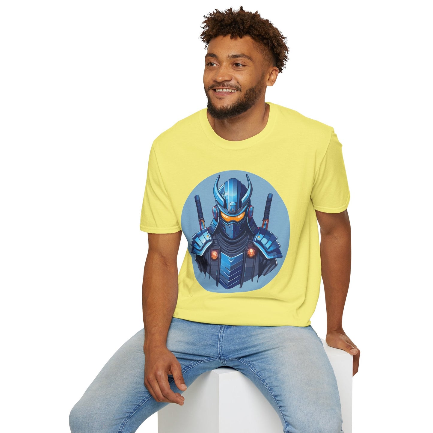 Samurai Shirt Unisex Softstyle T Shirt 100 Percent Ring Spun Cotton Gildan 64000