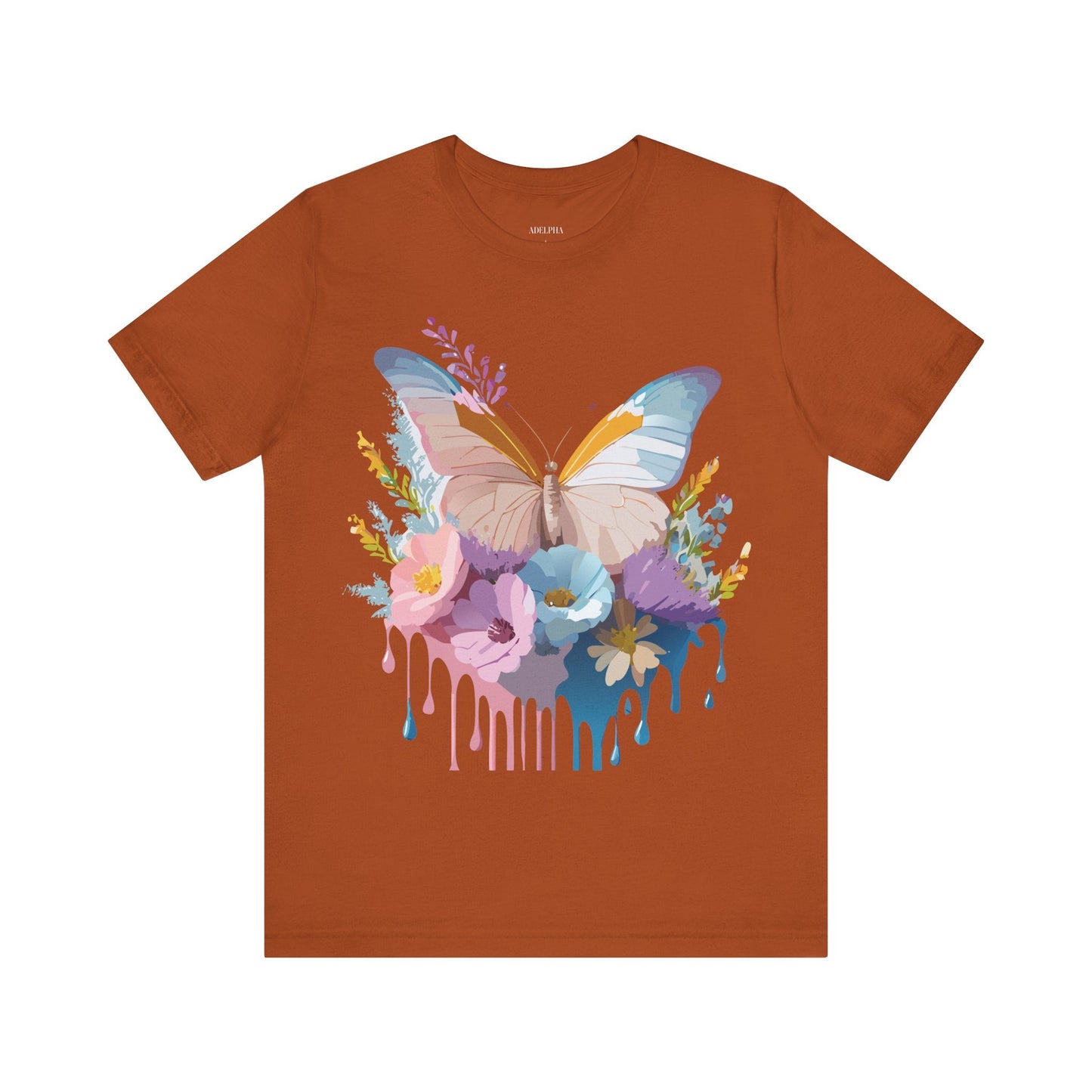 Butterfly Graphic T Shirt Unisex Adelpha Vintage Art Design Tee