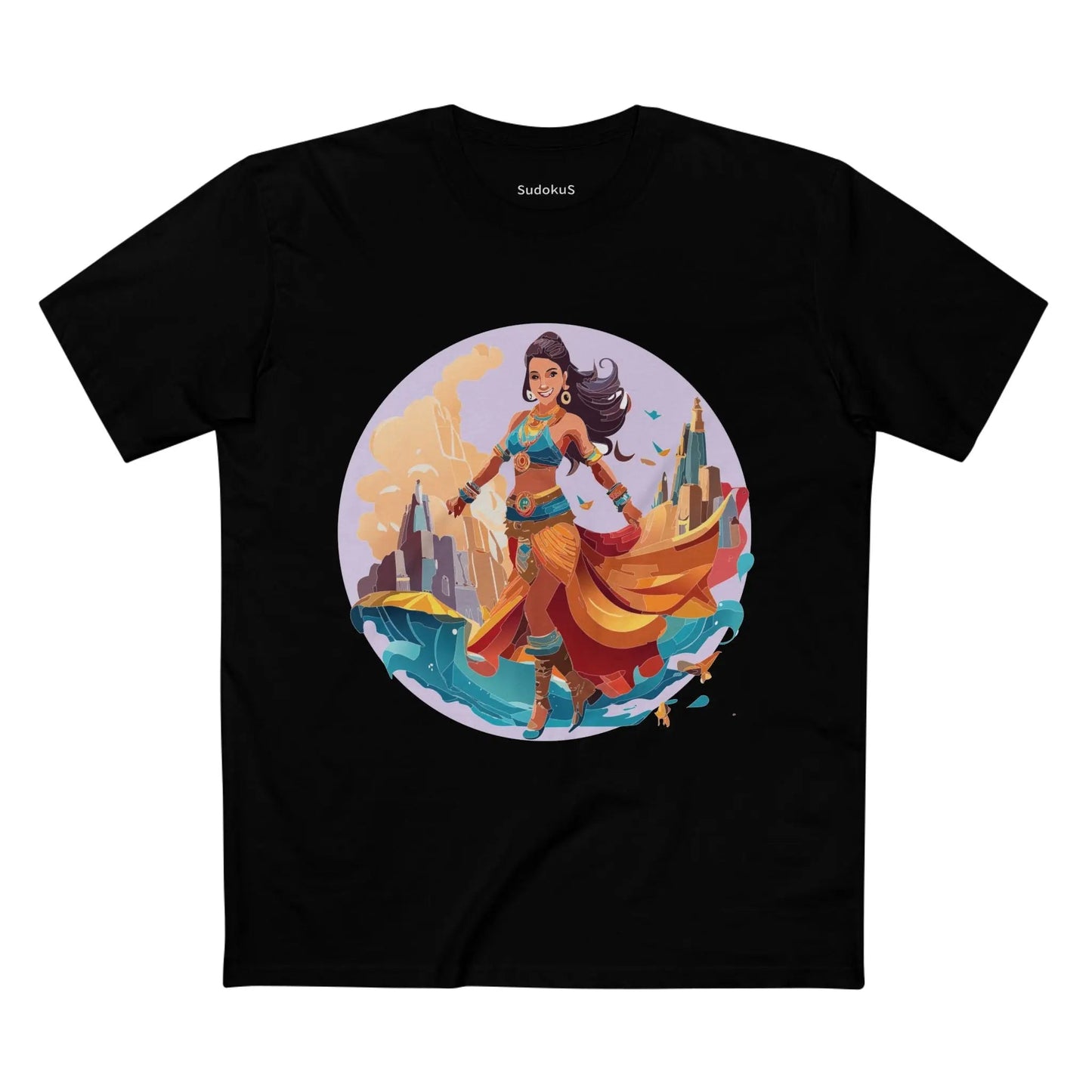 Dancer Graphic Unisex 100 Cotton Staple Tee 8
