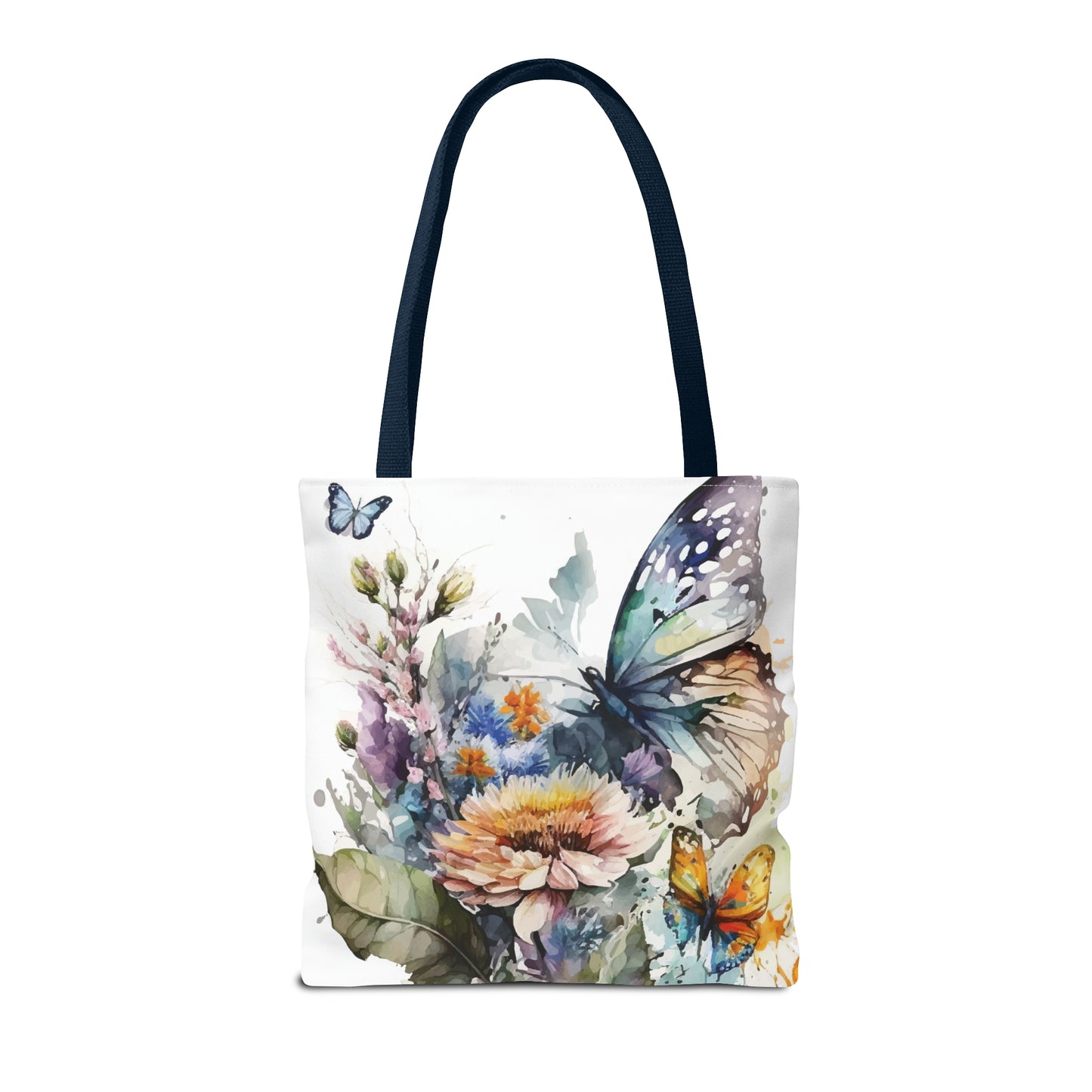 Canvas Bag with Butterfly Prints