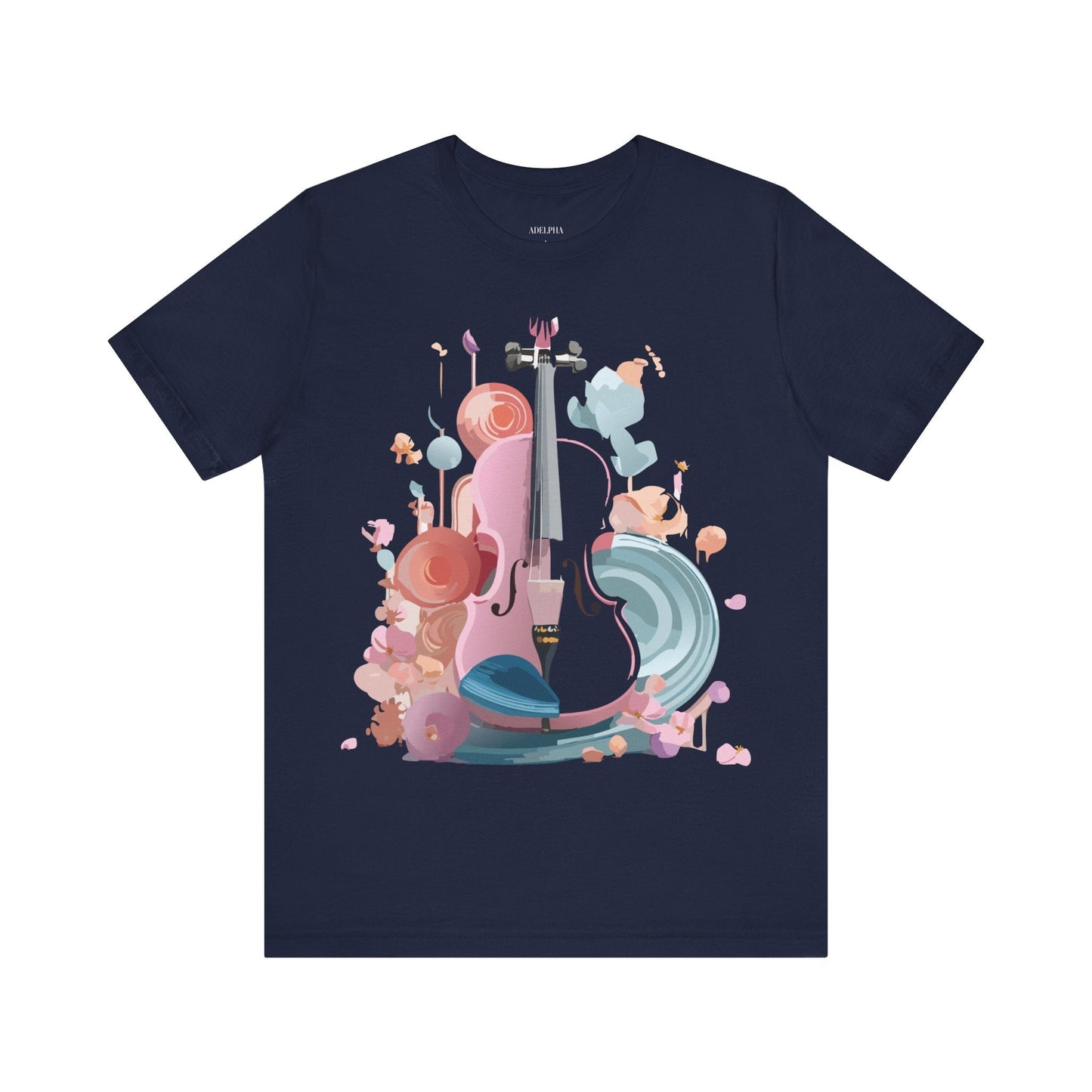 Adelpha Music Graphic T Shirt Unisex Short Sleeve Tee Vintage Inspired Artwork Edition