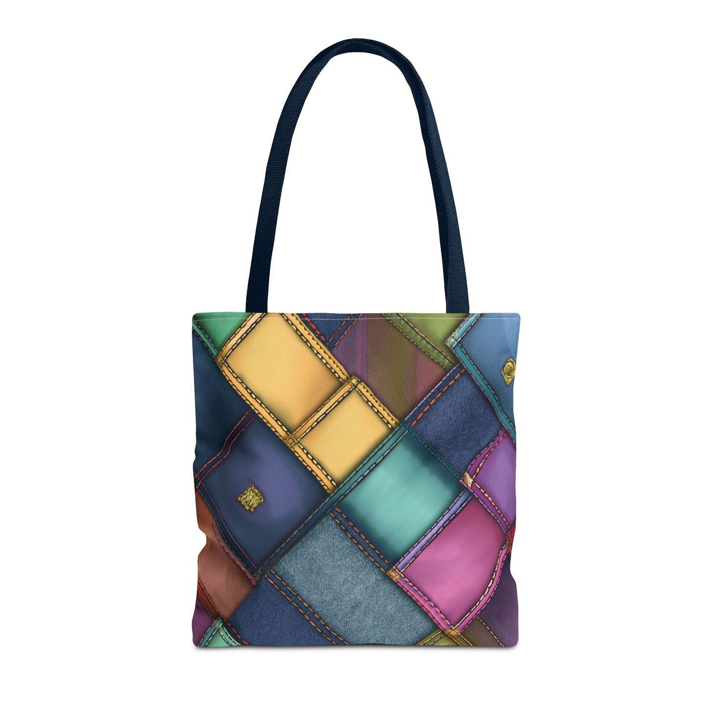 Denim Canvas Bag, Tote Bag Denim Printify