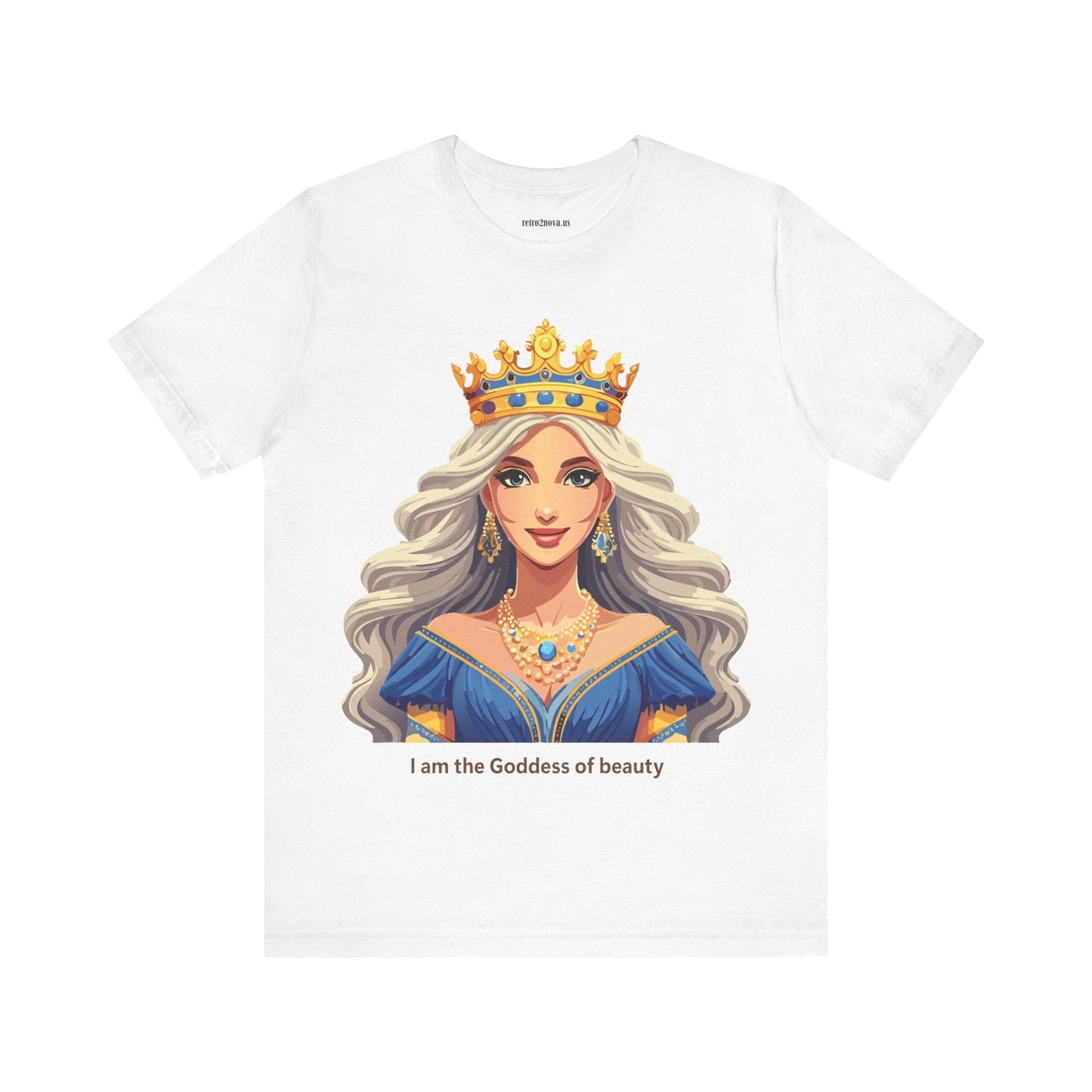 Goddess Shirt Unisex Graphic Tee Cotton Short Sleeve Vintage Inspired Original Art Retro2Nova