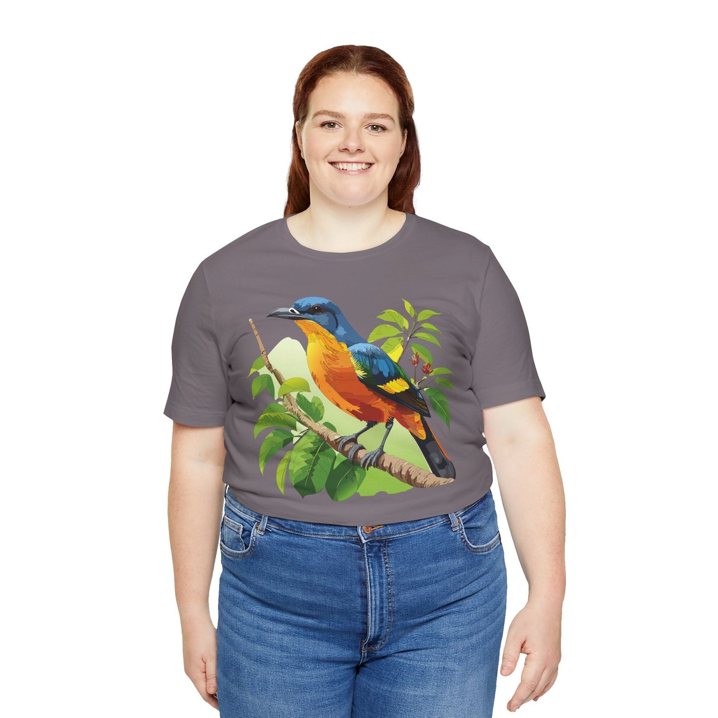 Unisex Animal Design Tee Shirt With Wildlife Graphics For Casual Everyday Wear And Comfort