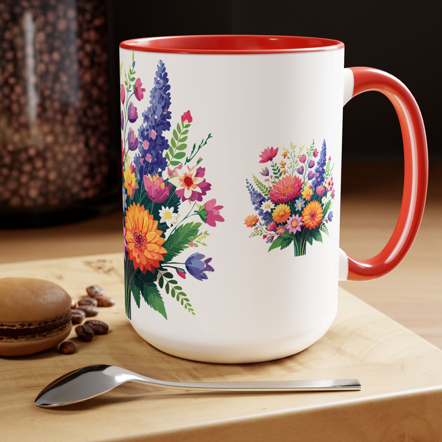 Floral Mug, Floral Cup