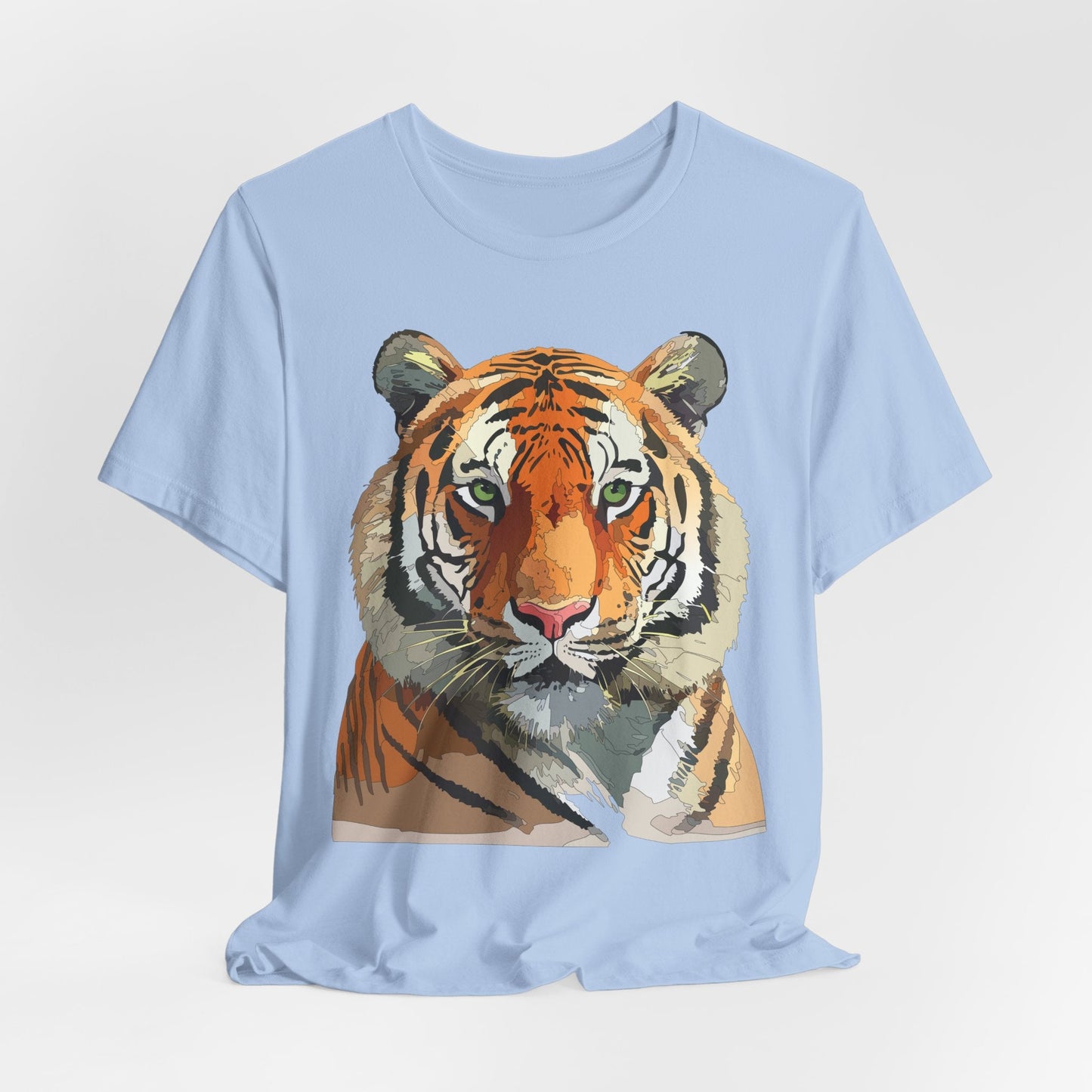 Unisex Animal Graphic Tee Shirt With Wildlife Art Design For Everyday Comfort Gildan 64000