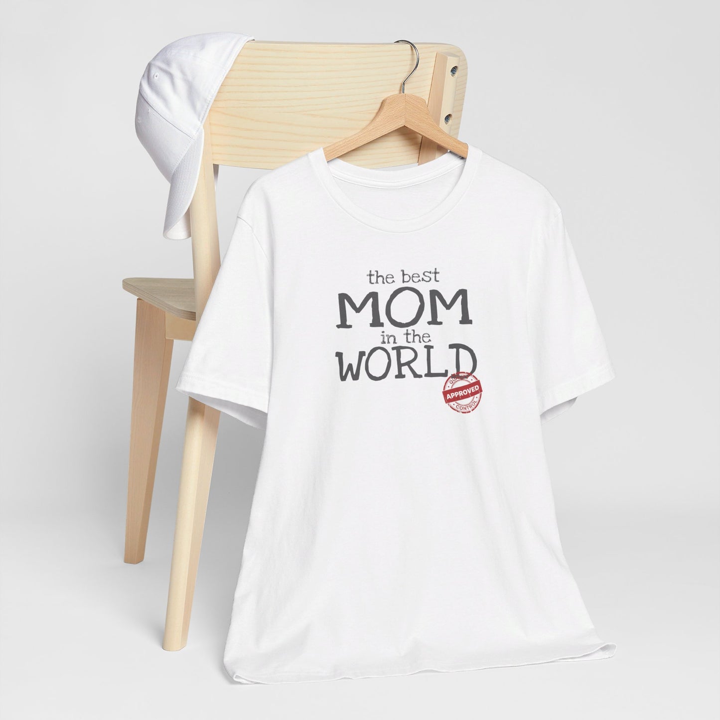 Cotton Tee Shirt with Mom Signature