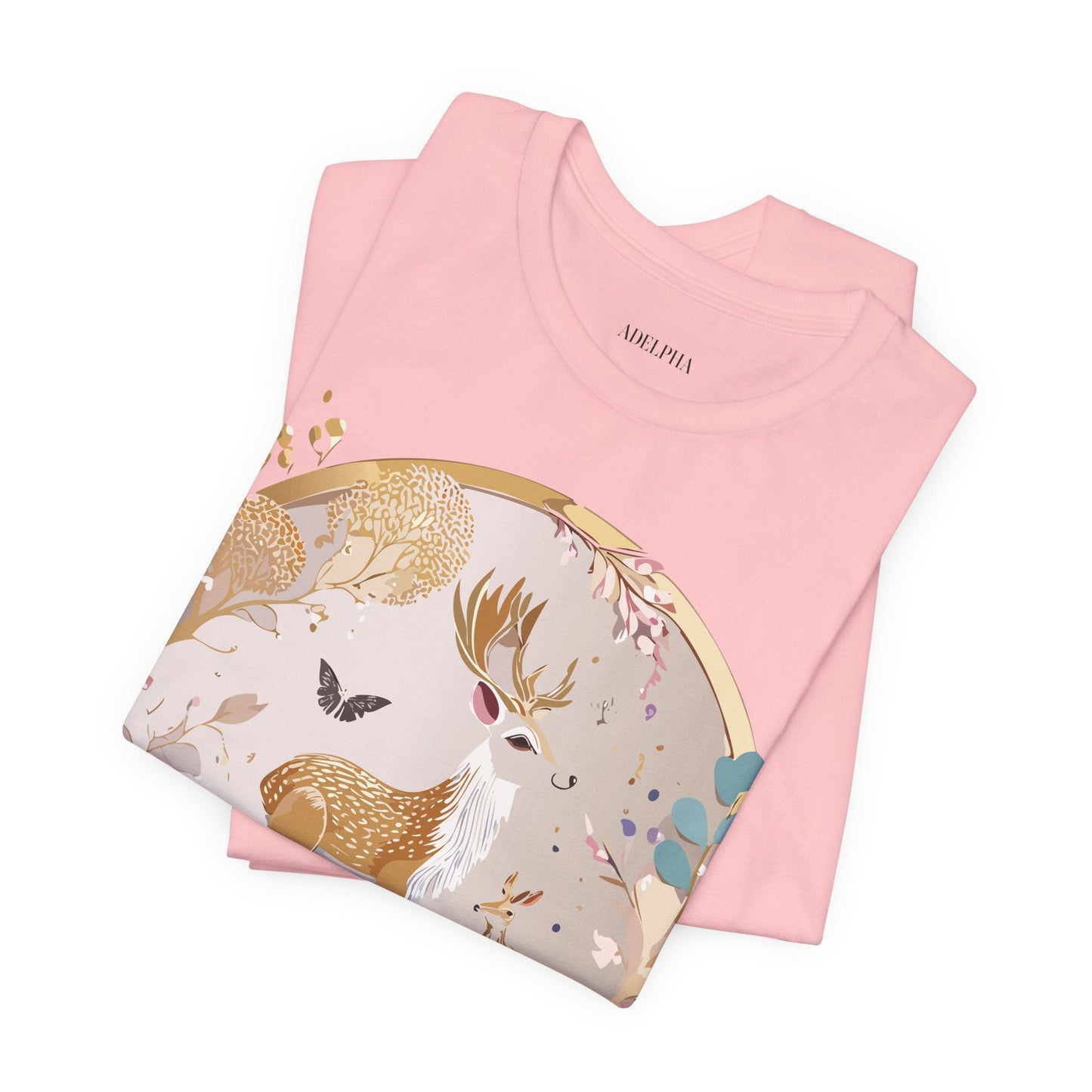 Medallion Graphic Unisex 100 Cotton Vintage Animal Medal Artwork Tee 13