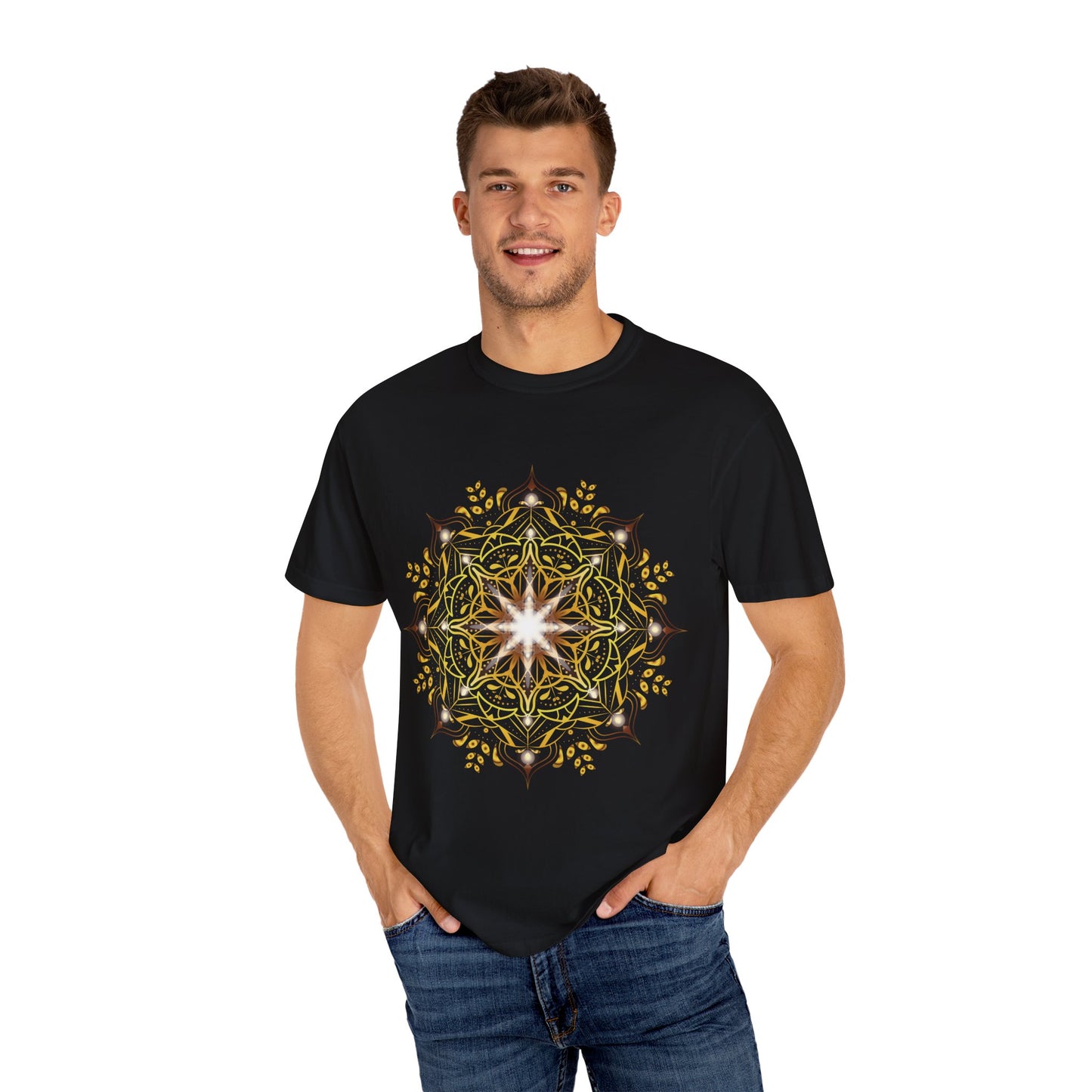 Unisex T-shirt with abstract print