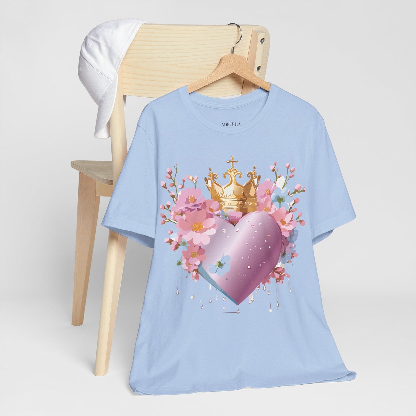 Valentine Graphic Tee Unisex Jersey Short Sleeve By Adelpha Vintage Inspired Artwork