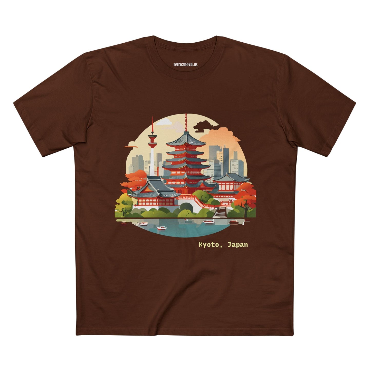 Travel Shirt Japan Tourist Shirt Unisex Premium Cotton Tee With Original Art Design Retro2Nova