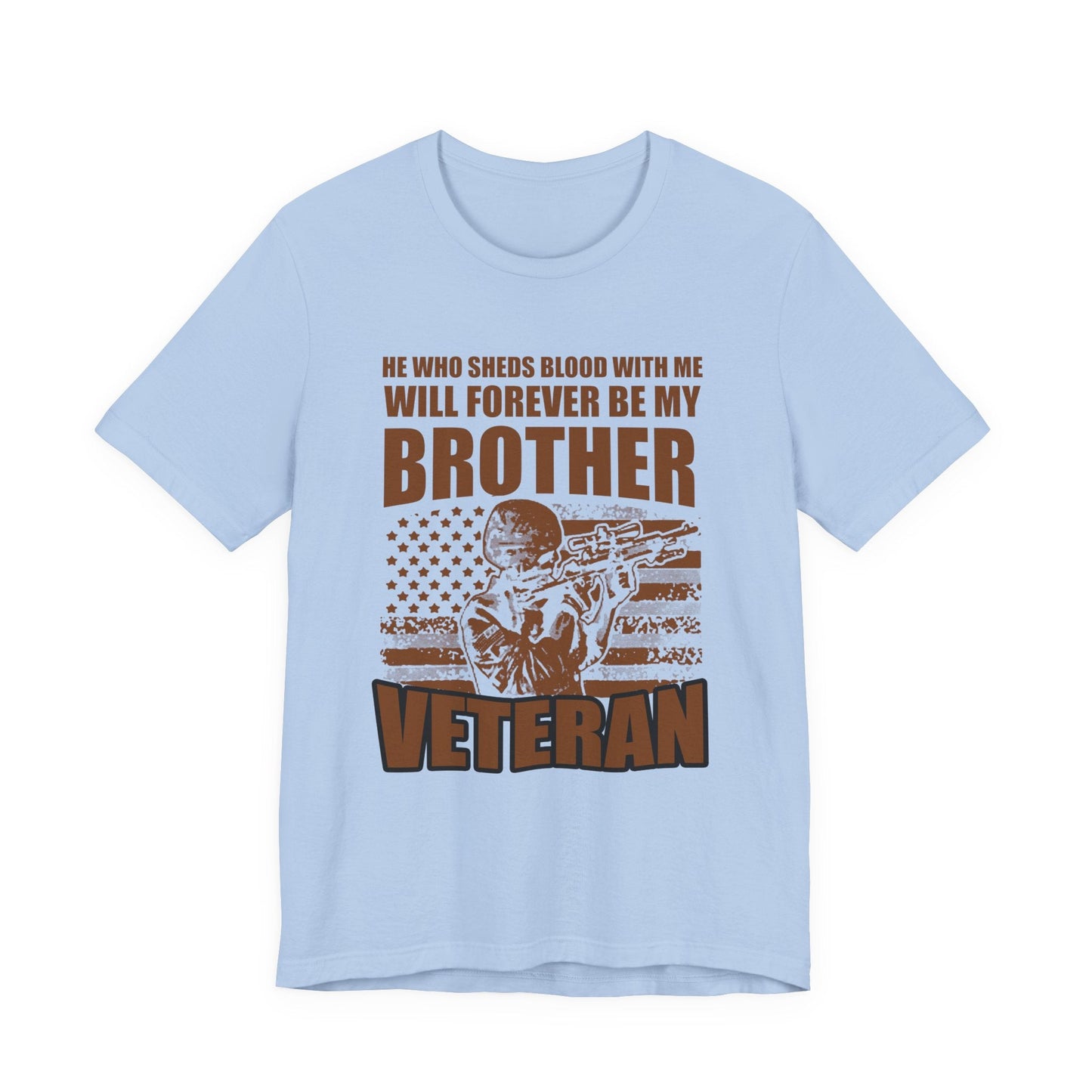 Army Veteran Patriotic Graphic Design Unisex Cotton T-Shirt v47