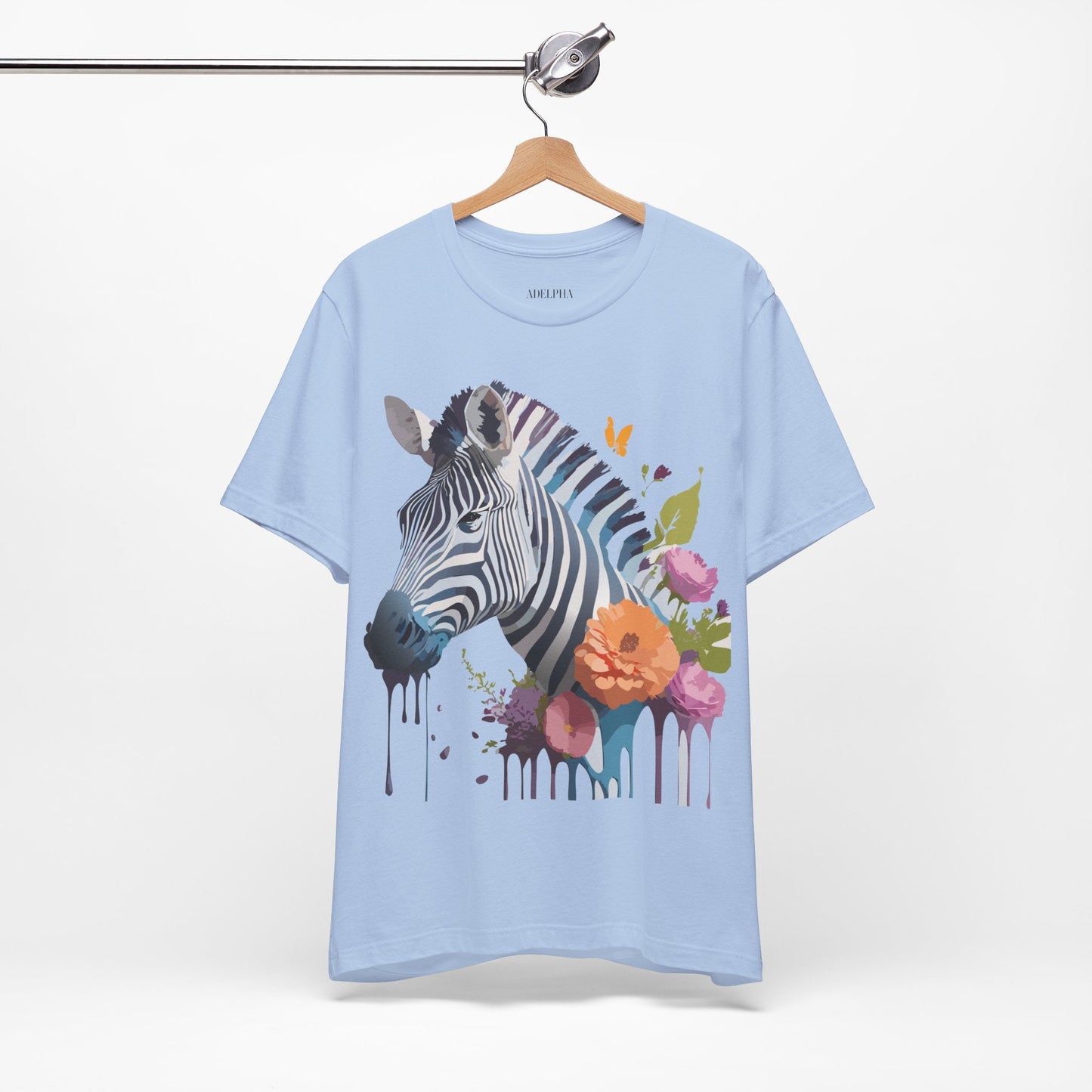 Adelpha Zebra Graphic Tee Unisex Short Sleeve Shirt Vintage Inspired Artwork Limited Edition