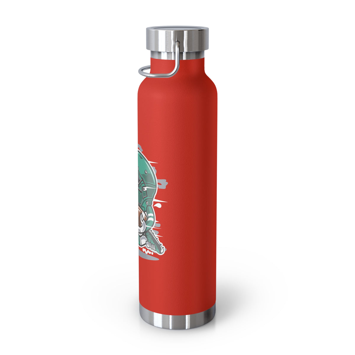 22oz Copper Insulated Water Bottle with Cartoon Design - CV22