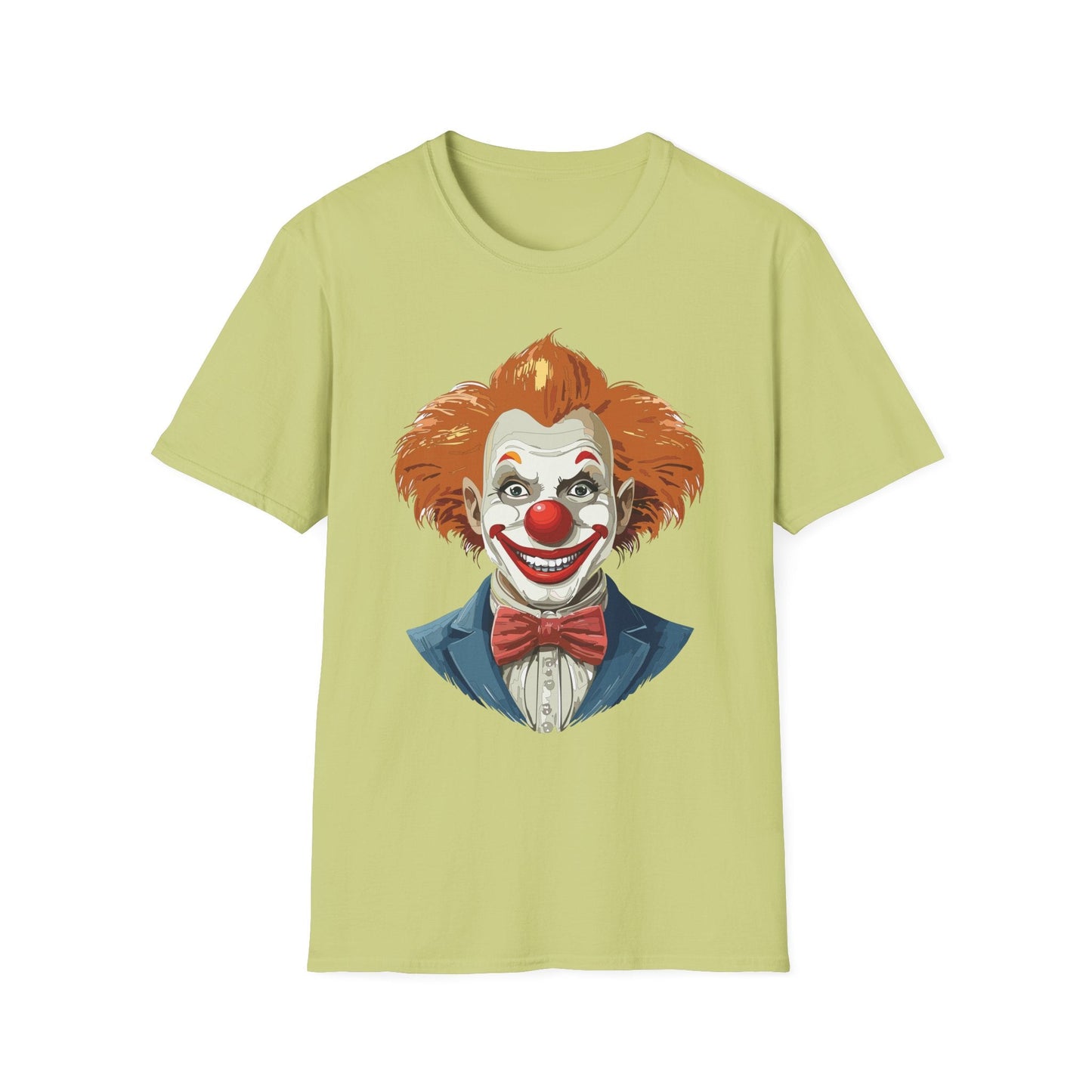 Clown Shirt Unisex Funny Man Circus Tee Softstyle Gildan 64000 Short Sleeve Shirt Premium