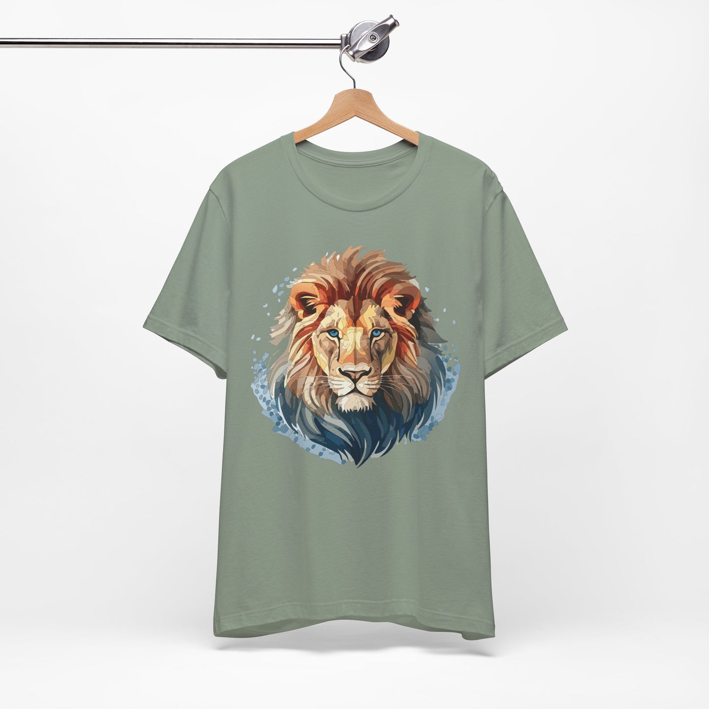 Lion Shirt, Animal Shirt, T-Shirt with Lion, Art Design Tee, Animal Tees, Safari T-Shirt 12