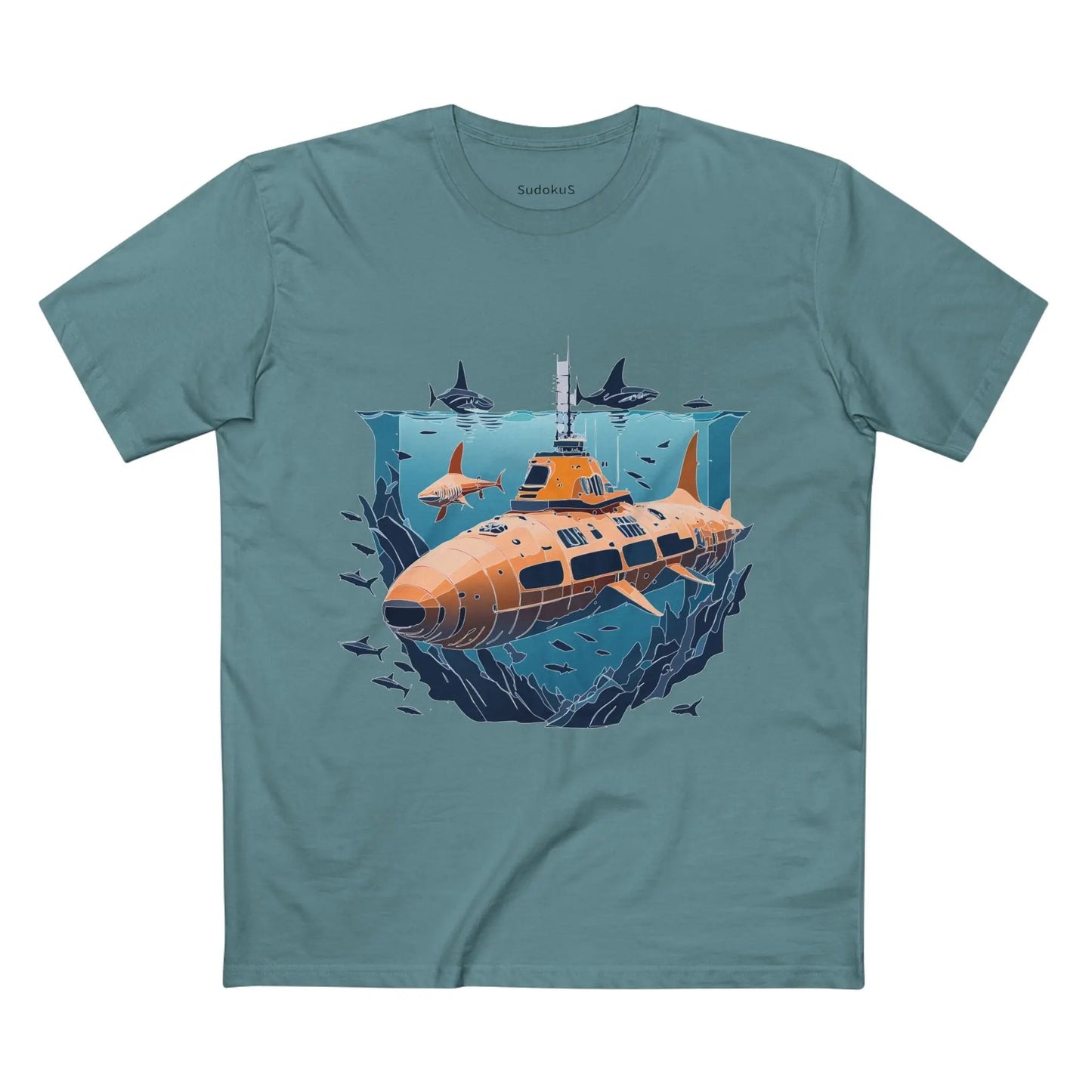 Ocean Coast Graphic Unisex 100 Cotton Staple Tee 13