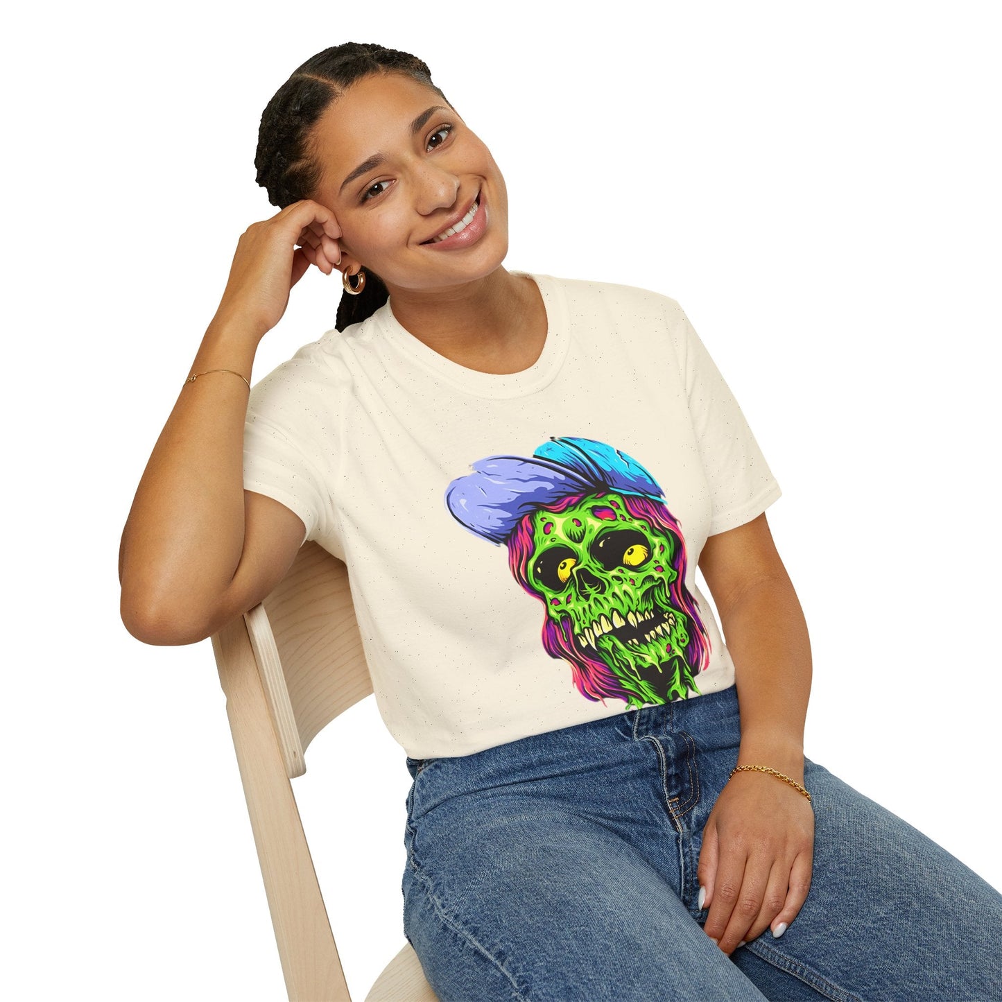 Skull Graphic Unisex Cotton T-shirt with Skeleton Artwork Design 27