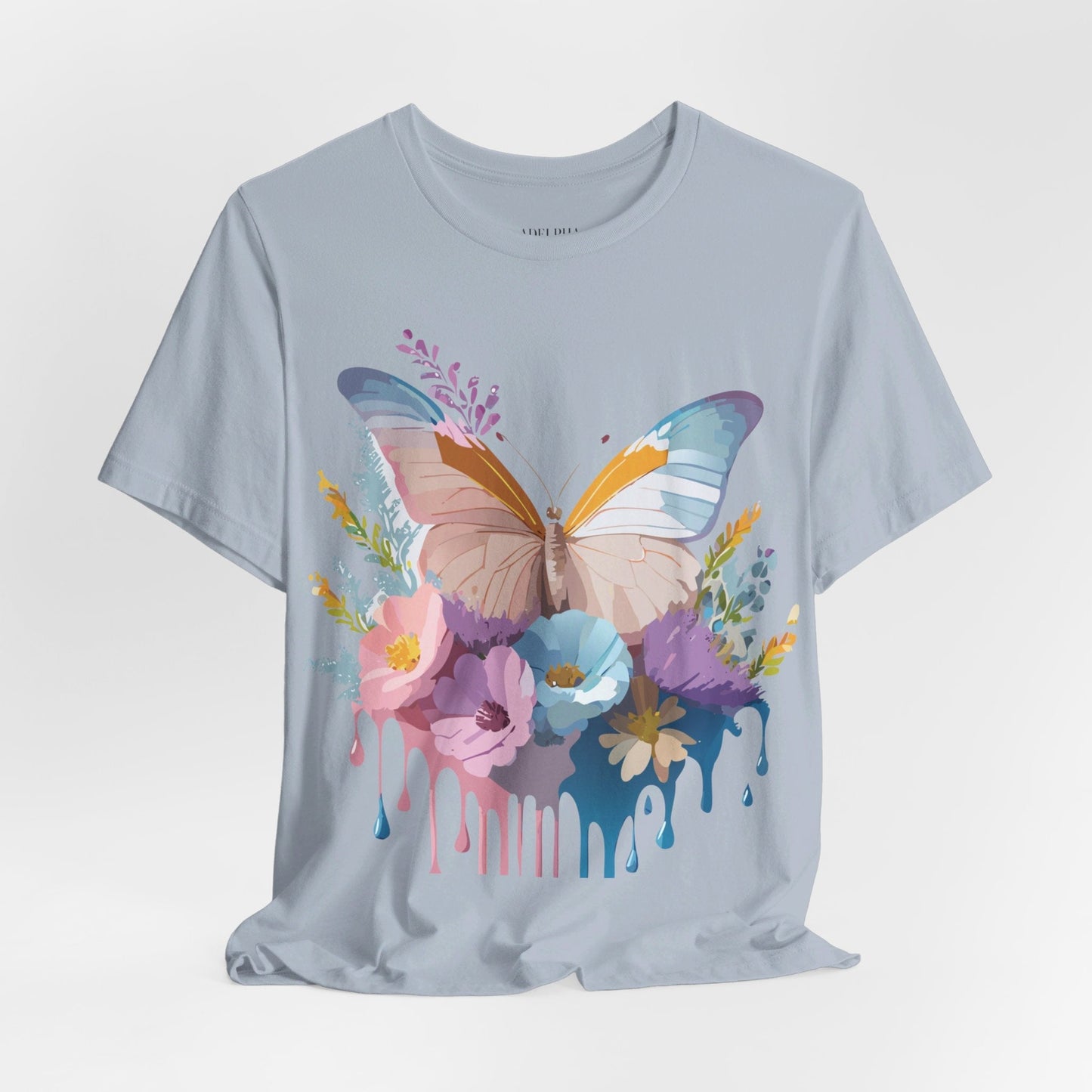 Butterfly Graphic Tee Unisex Short Sleeve Adelpha Artwork Vintage Inspired