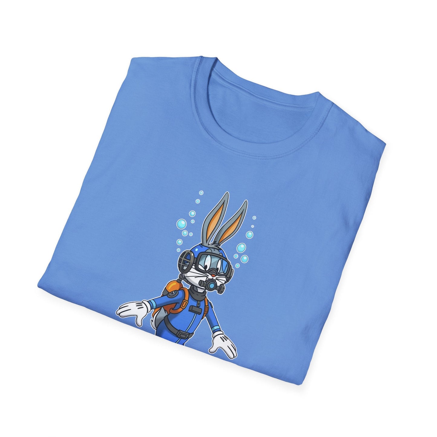 Bugs Bunny T Shirt Unisex Short Sleeve Cartoon Tee Gildan Softstyle 64000 Cotton