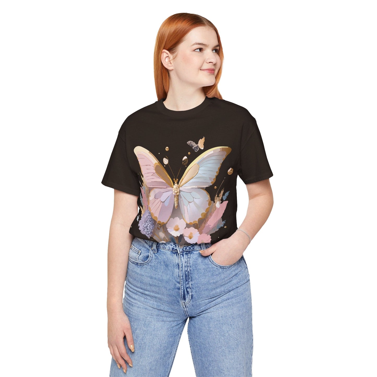 Butterfly Graphic Tee Unisex Vintage Inspired Art Adelpha Apparel Collection