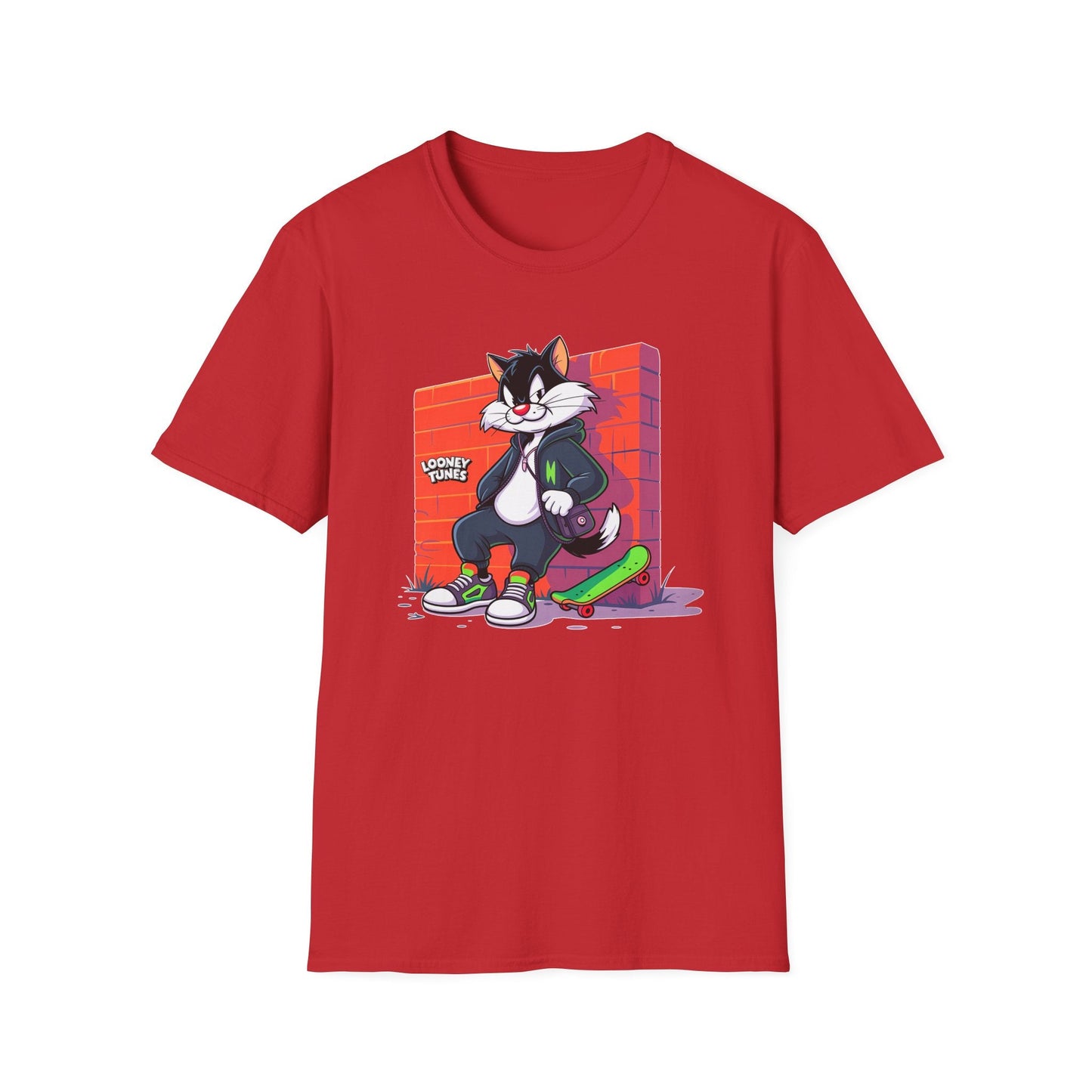 Cartoon T Shirt With Animation Design Unisex Softstyle Graphic Tee Funny Animals