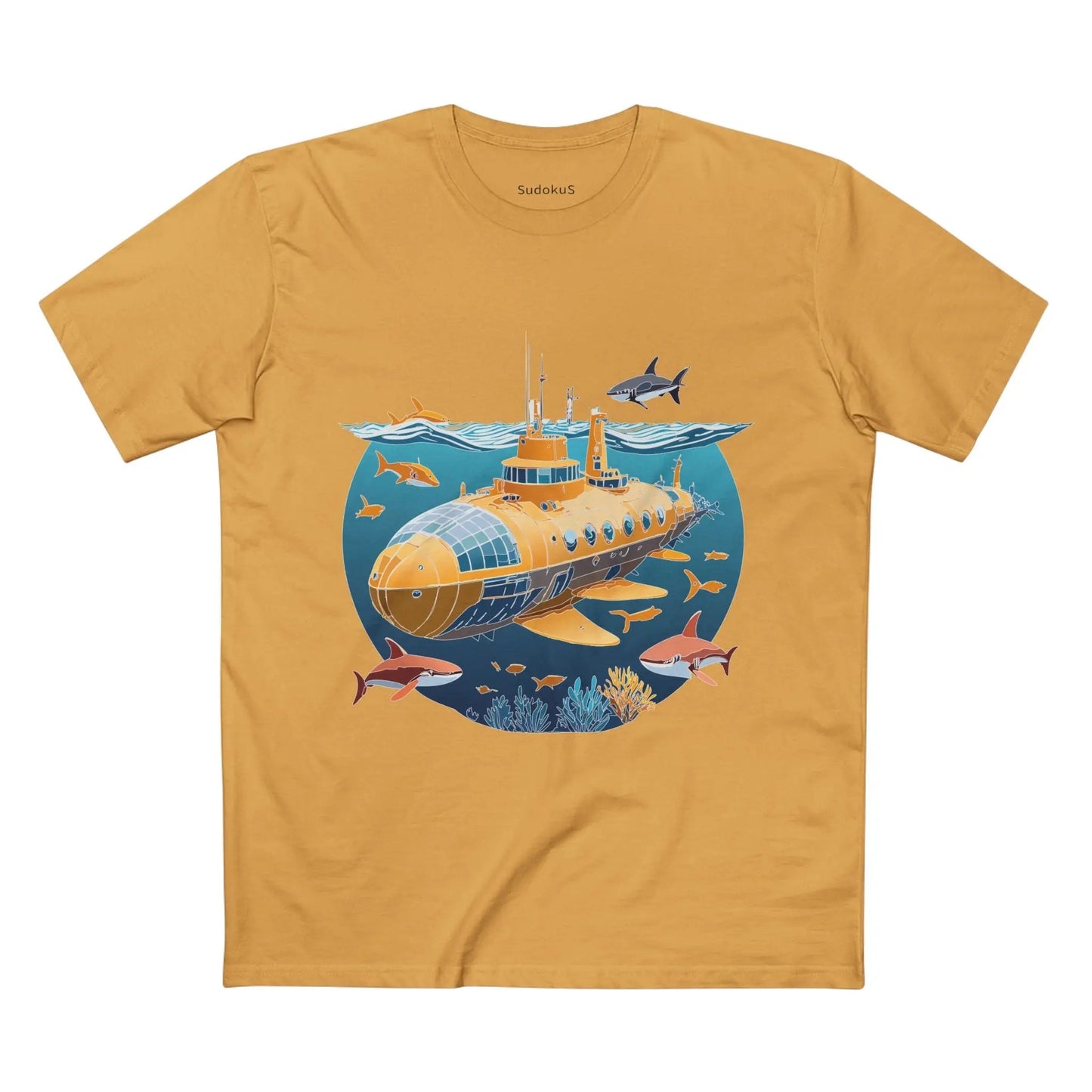 Ocean Coast Graphic Unisex 100 Cotton Staple Tee 15