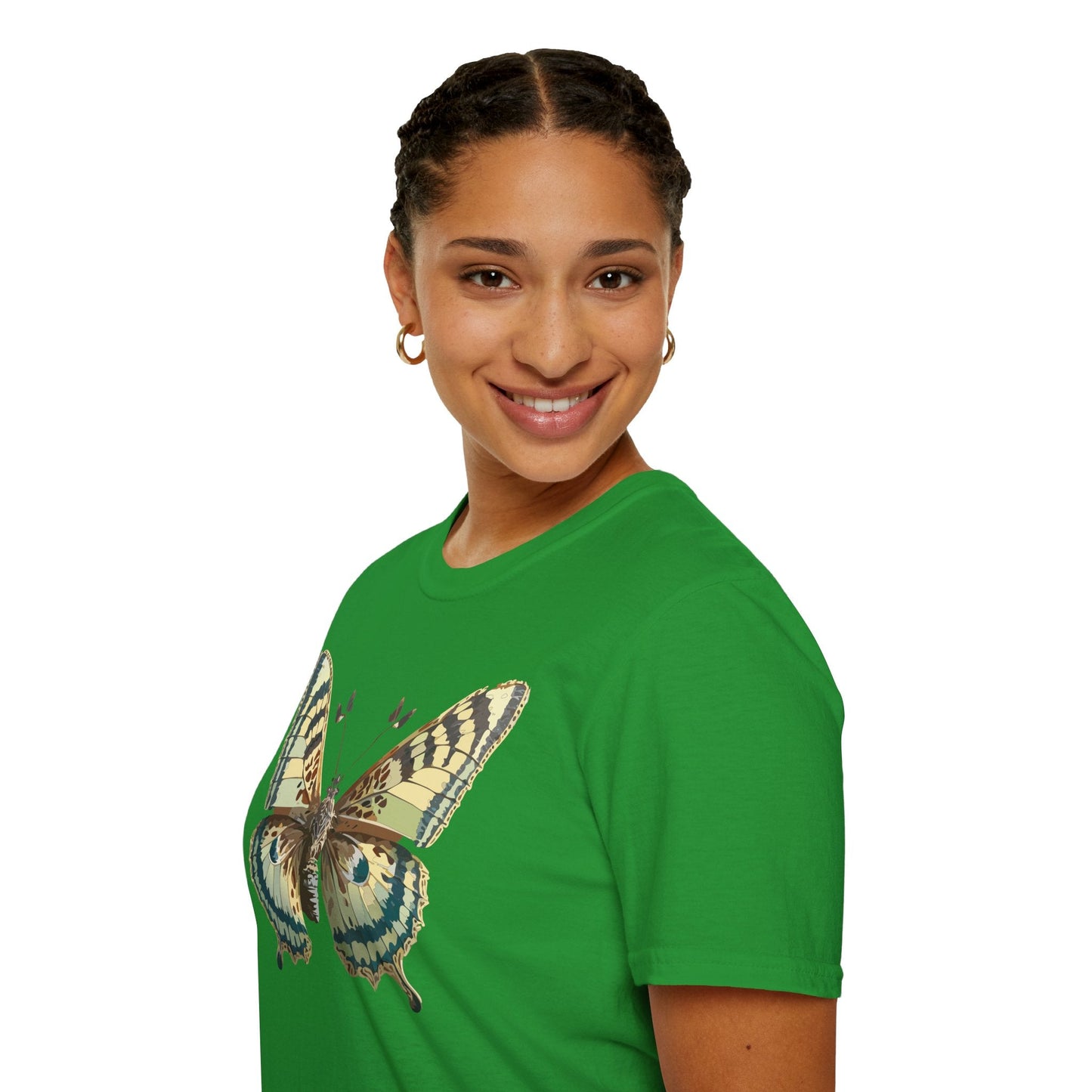 Butterfly Shirt Unisex T Shirt Monarch Butterfly Print Softstyle Gildan 64000 Tee