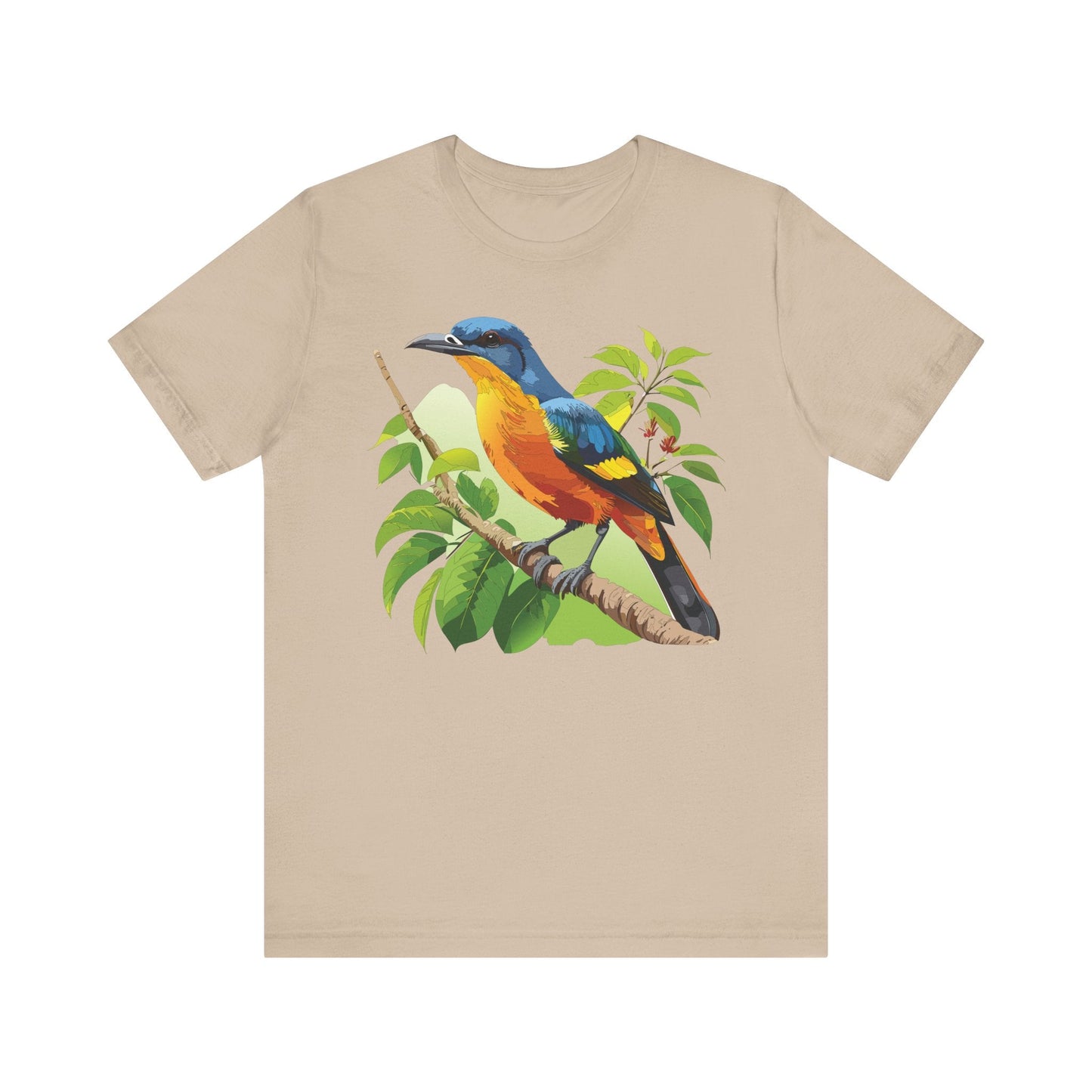 Unisex Animal Design Tee Shirt With Wildlife Graphics For Casual Everyday Wear And Comfort
