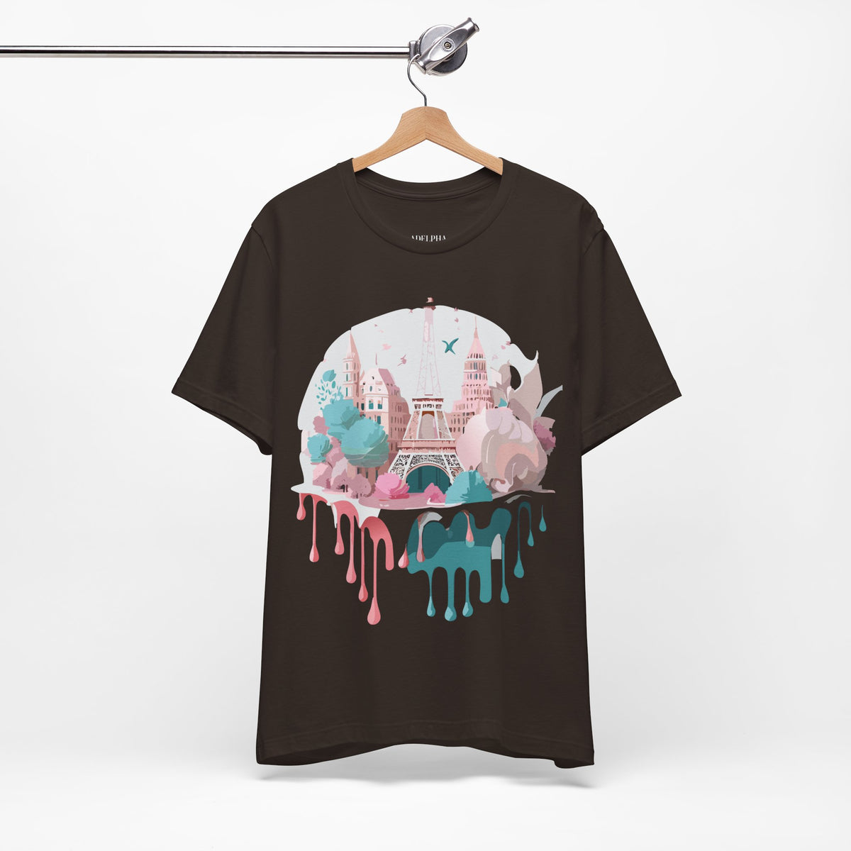 Unisex Cotton Bella+Canvas Tee with Paris