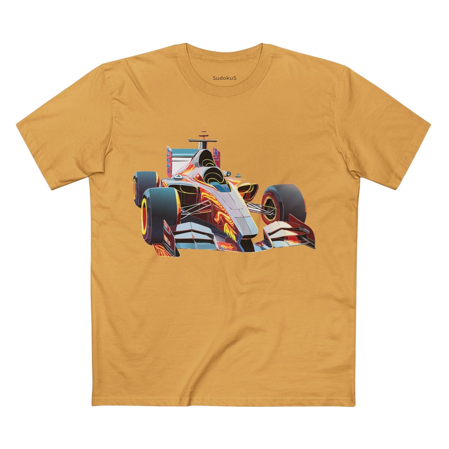 Car Graphic Unisex 100 Cotton Staple Tee 6