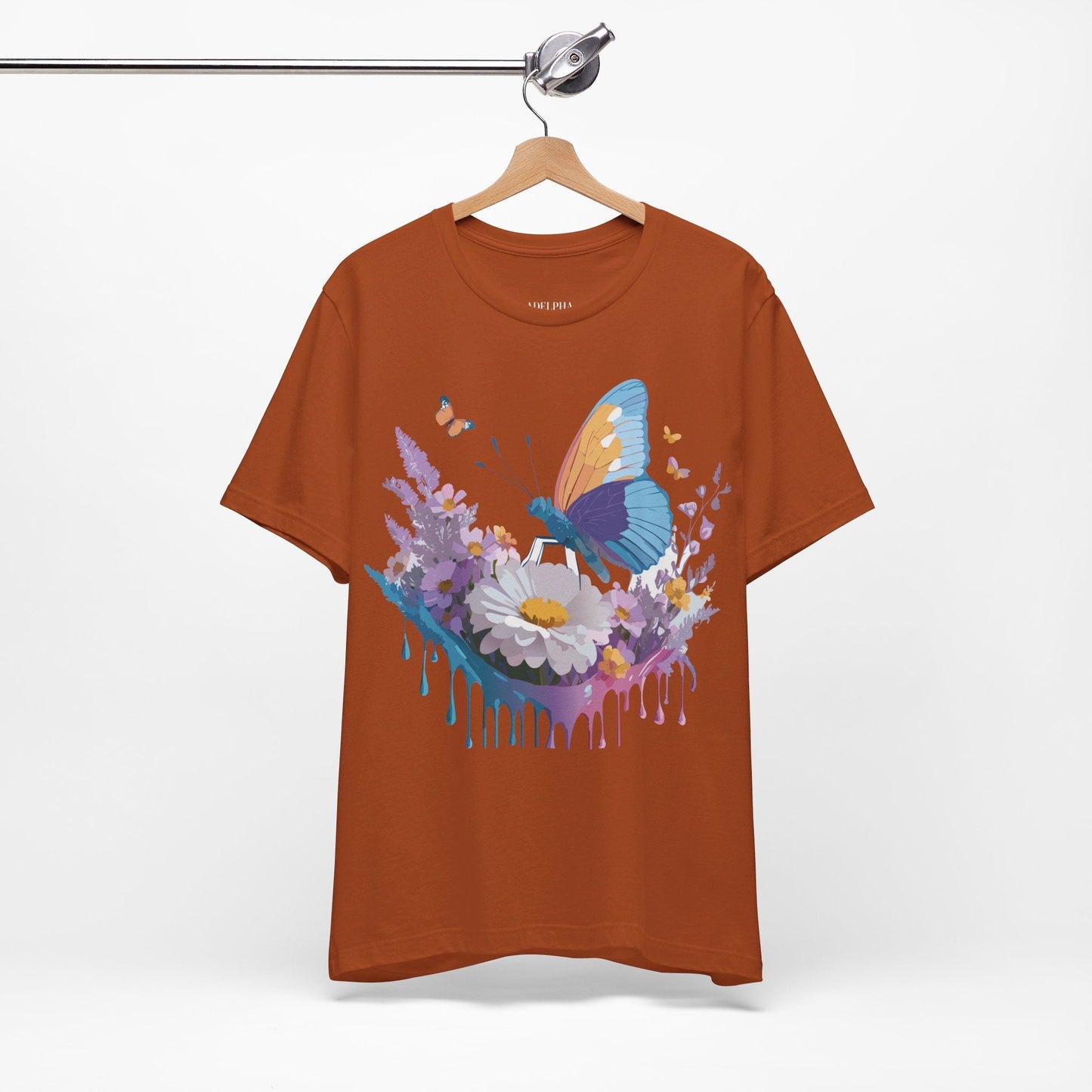 Adelpha Vintage Inspired Graphic Tee Unisex Short Sleeve Shirt