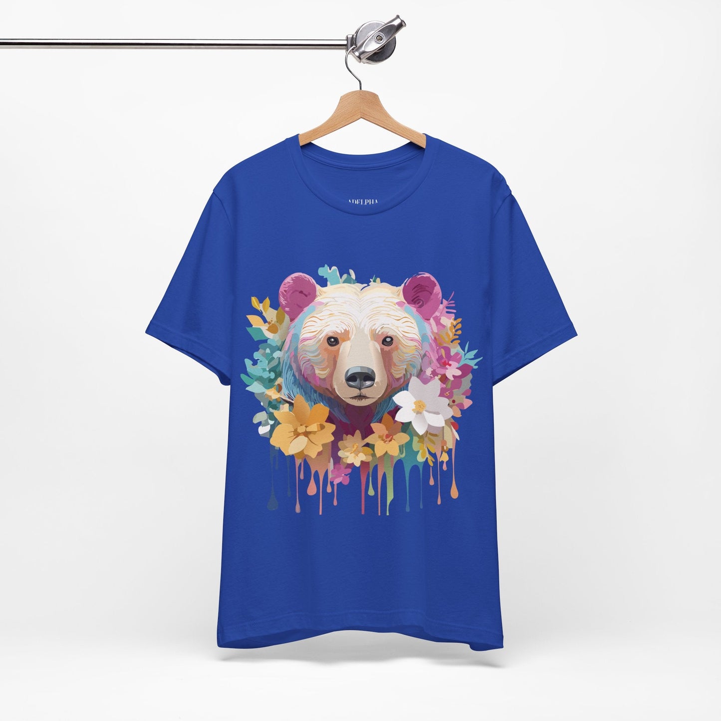 Bear Graphic Tee Unisex Vintage Inspired Artwork Adelpha Premium Collection
