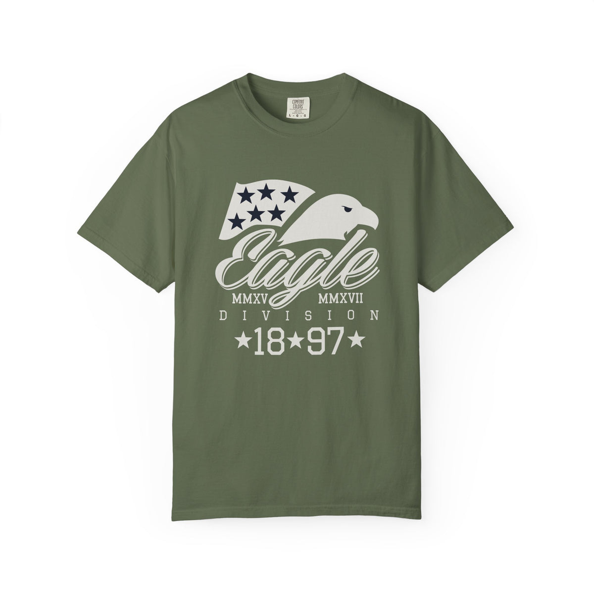 Bald Eagle Division Retro College League Unisex Comfort Colors Garment-Dyed Heavyweight 100 Cotton Art Design T-Shirt w16