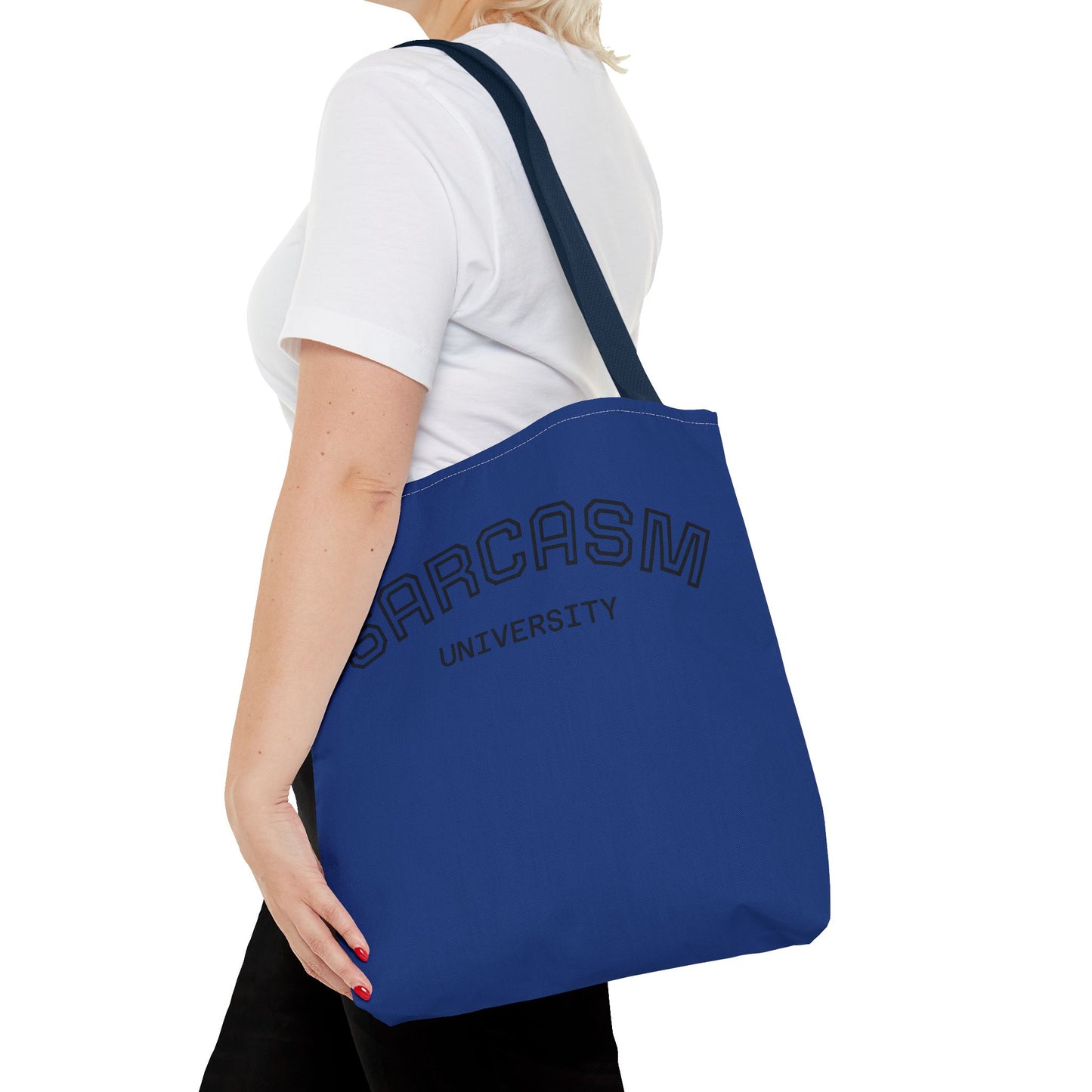 University NAVY COLOR CANVAS BAG  100% SPUN POLY 3 SIZES BLUE BAG-C2