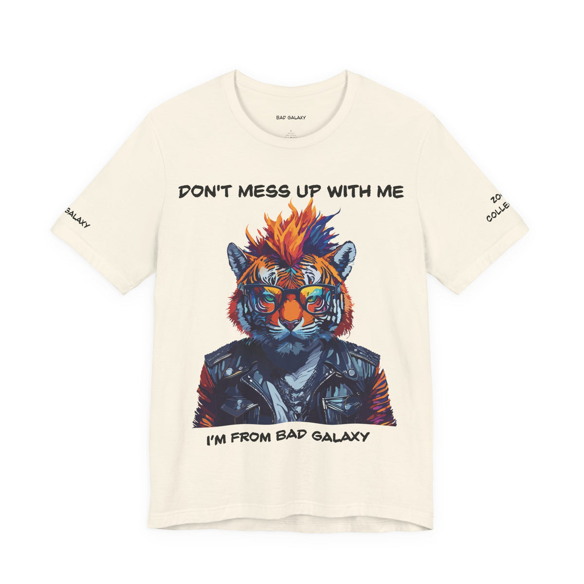 Animal Graphic Unisex Cotton Bella+Canvas Tee with Art Design b2