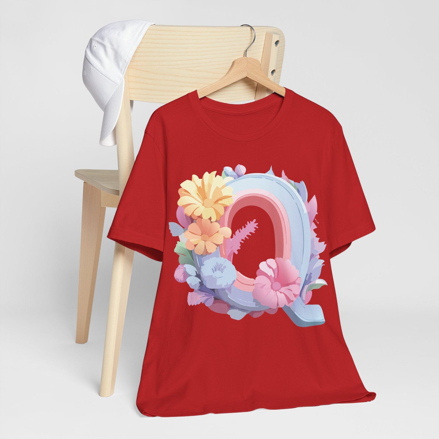 Letter Q Shirt Unisex Graphic Tee With Vintage Inspired Artwork By Adelpha Premium Short Sleeve