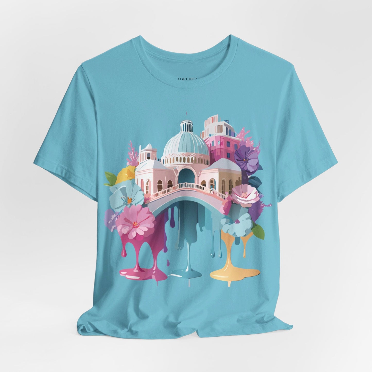 Venice Inspired Tourist Shirt Unisex Graphic Tee Adelpha Vintage Artwork Design Art
