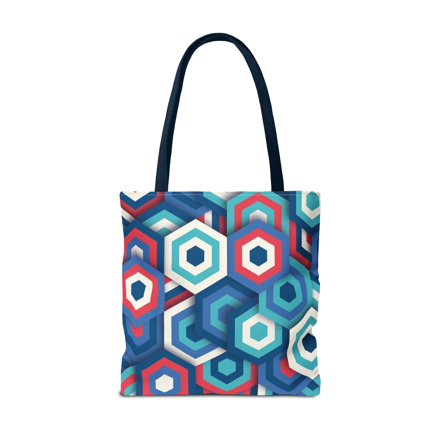 Bolsa de lona con estampados abstractos 