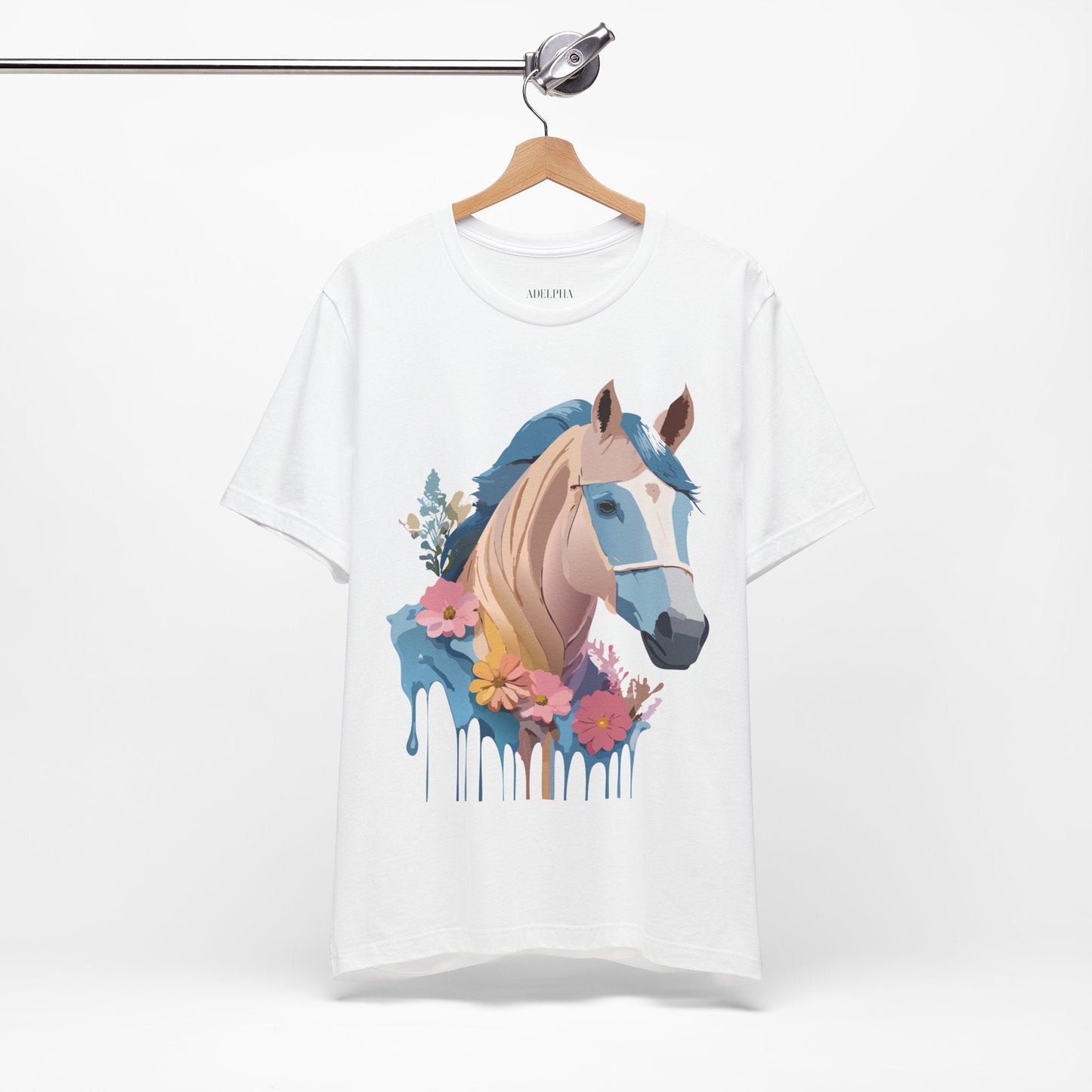 Horse Graphic Unisex 100 Cotton Vintage Animal Art T-Shirt 13