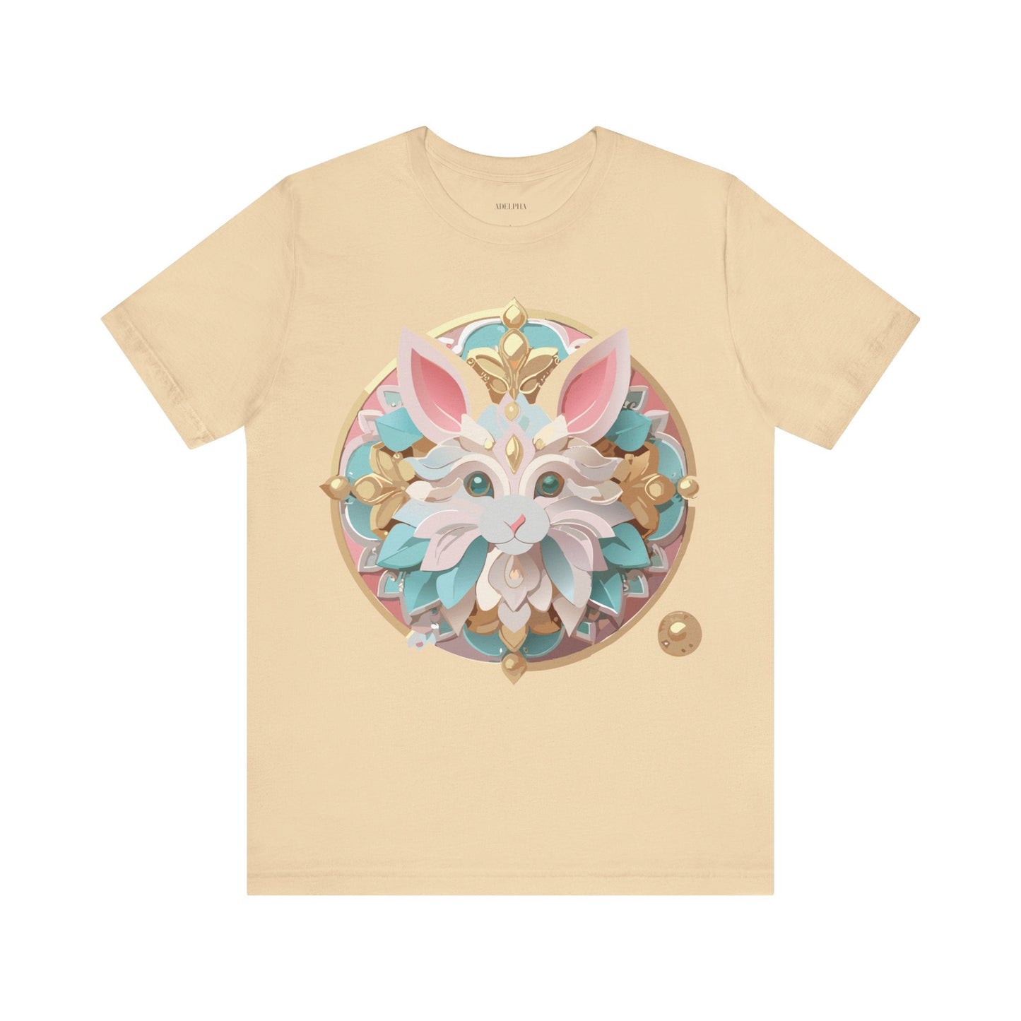 Medallion Graphic Unisex 100 Cotton Vintage Animal Medal Artwork Tee 88