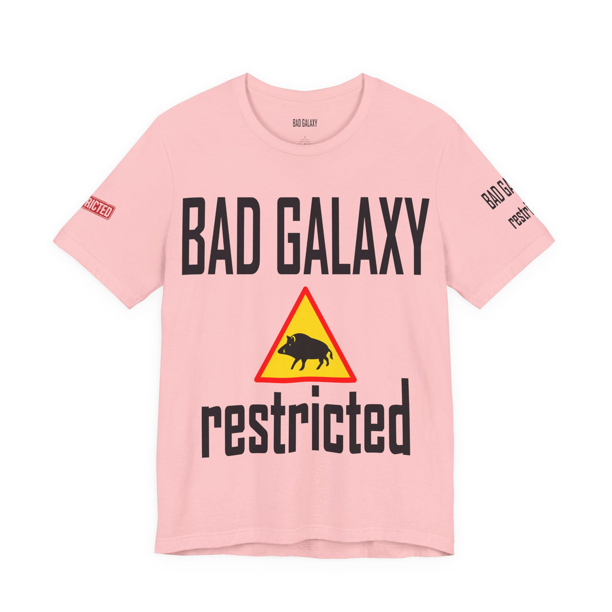 Art Red Stamp Graphic Unisex Cotton Bella+Canvas Tee with Art Design b95