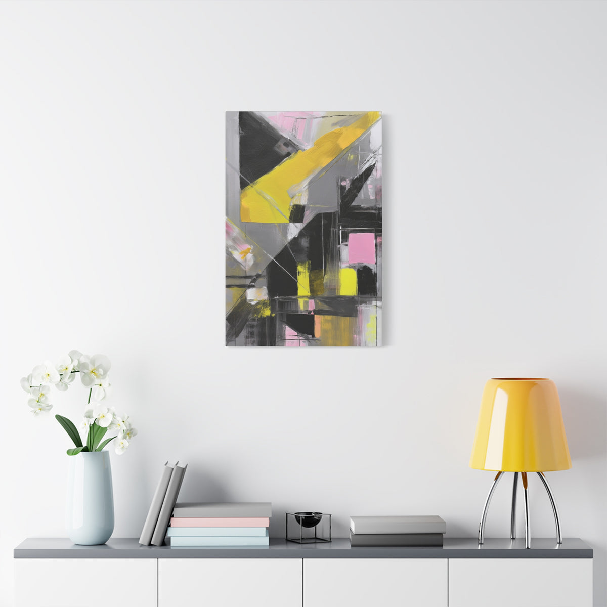 Abstract Geometric Painting Print Canvas 20x24,20x30,24x30 24x32,24x36,30x40 32x48,36x48,40x60 Pine-Wood Inner Frame ABS-38