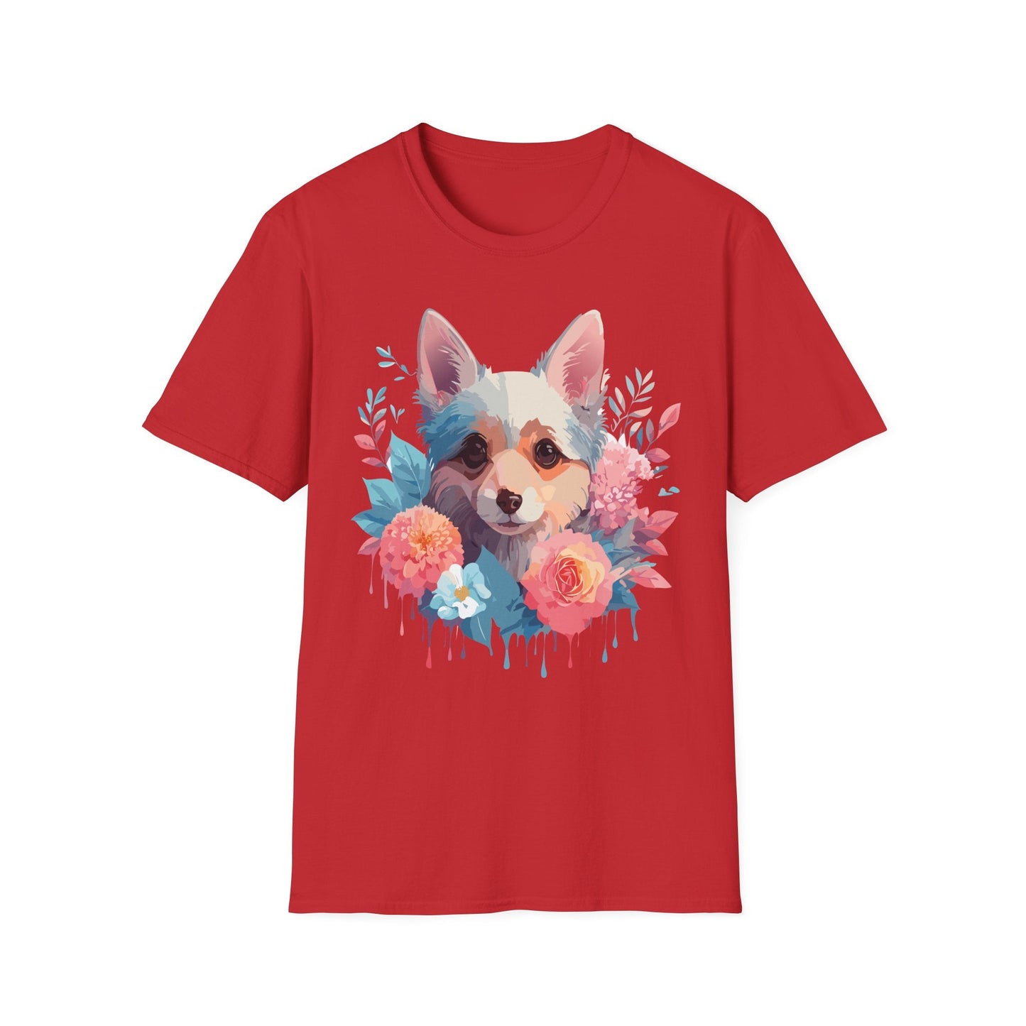 Dog Shirt Unisex Animal Print Tee With Cute Dog Designs And Comfort