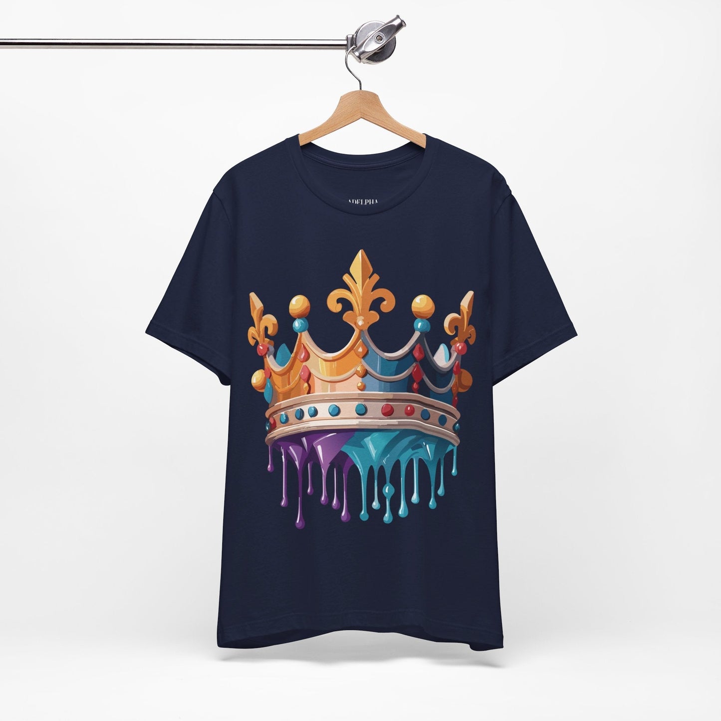 Crown Graphic Unisex 100 Cotton Vintage Artwork Tee 13