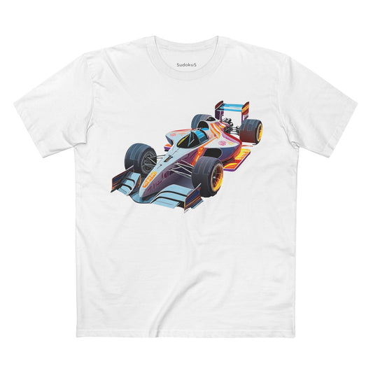 Car Graphic Unisex 100 Cotton Staple Tee 11