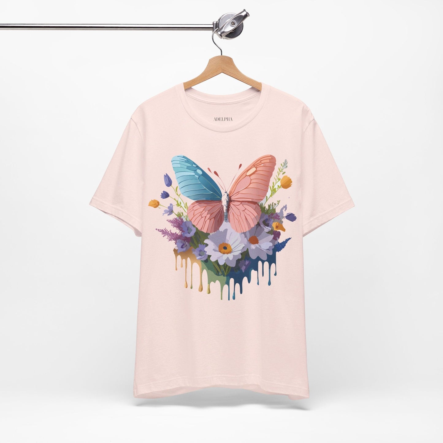 Butterfly Graphic Tee Unisex Art Design Shirt With Vintage Adelpha Artwork