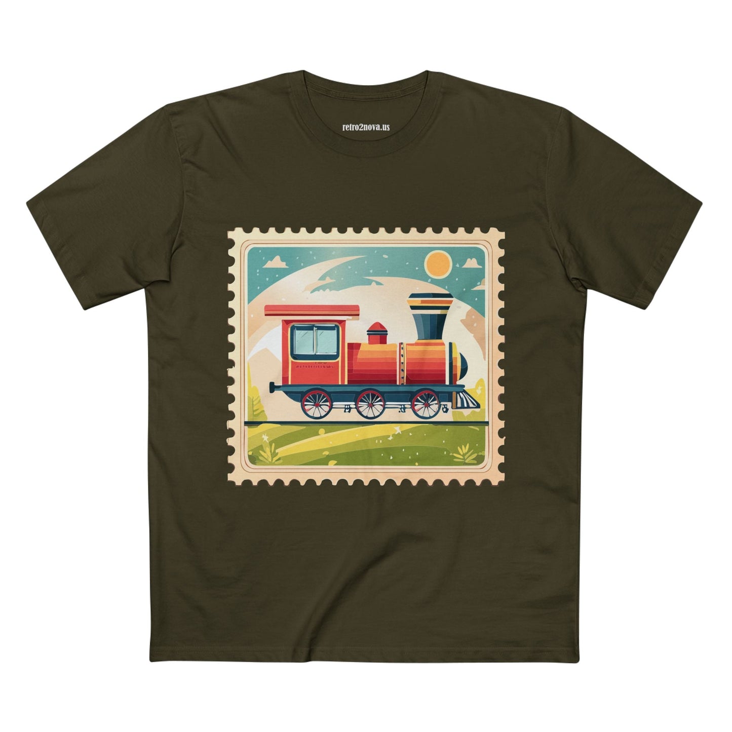 Stamp Shirt Postage Stamp Tee PS 37 Unisex Premium Cotton With Original Art Design Retro2Nova Shirt