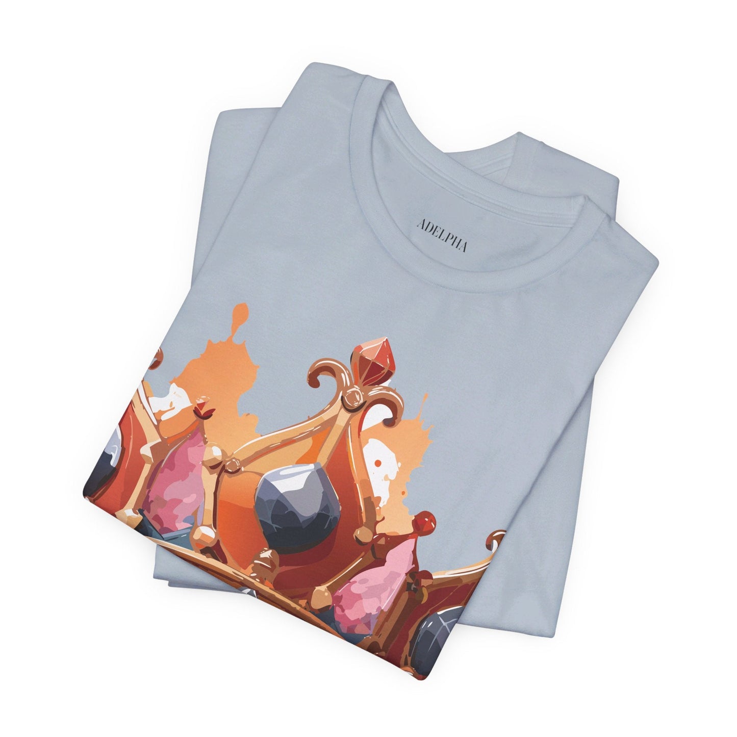 Crown Graphic Unisex 100 Cotton Vintage Artwork Tee 10
