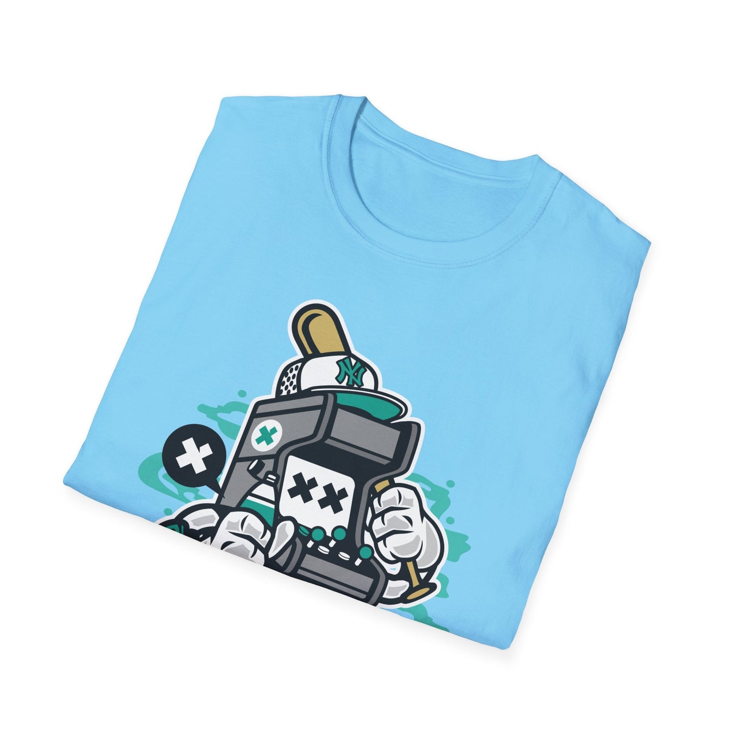 Unisex Gildan Softstyle Cartoon T Shirt Animation Design Funny Tee Ring Spun Cotton